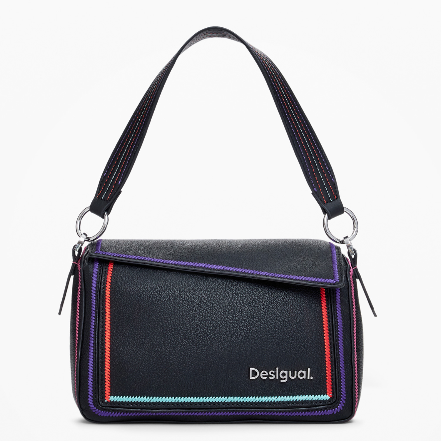 Desigual Schultertasche Cleo Phuket Mini Black