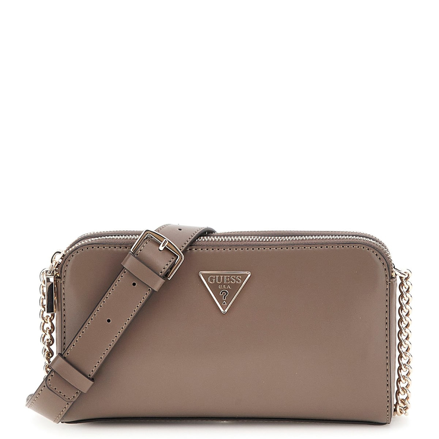 GUESS Clutch Umhängetasche Daryna Dark Taupe Abbildung 1 GUESS Clutch Umhängetasche Daryna Dark Taupe Abbildung 1