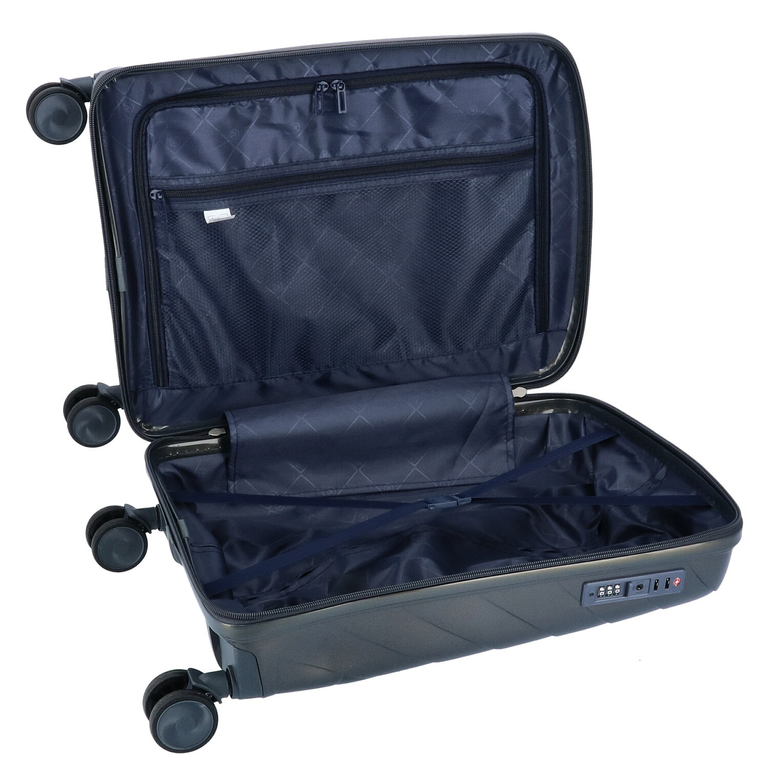 DYX 4 Rollen Koffer S 56 cm Dubai grau Abbildung 6