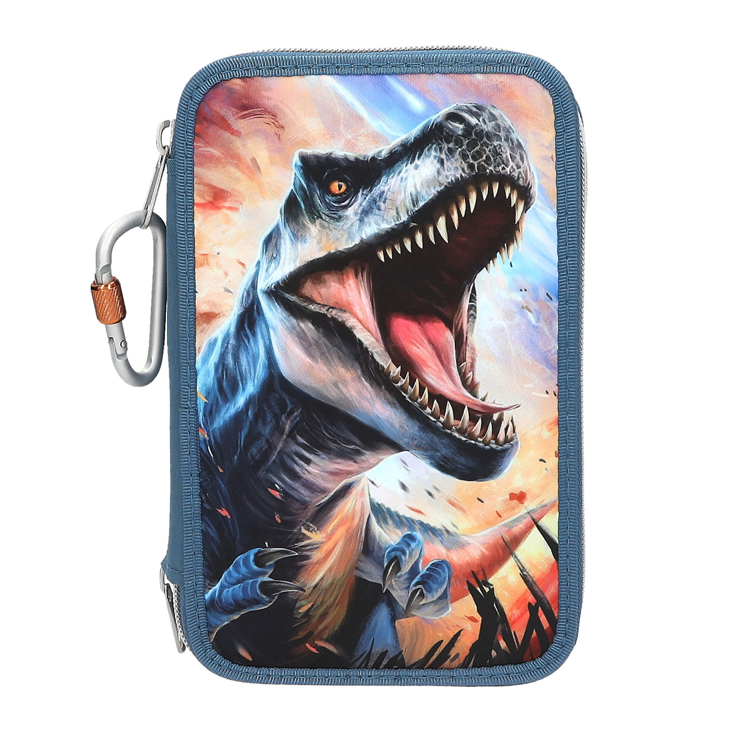 Depesche 3-Fach Federtasche Dino World T-Rex Abbildung 1