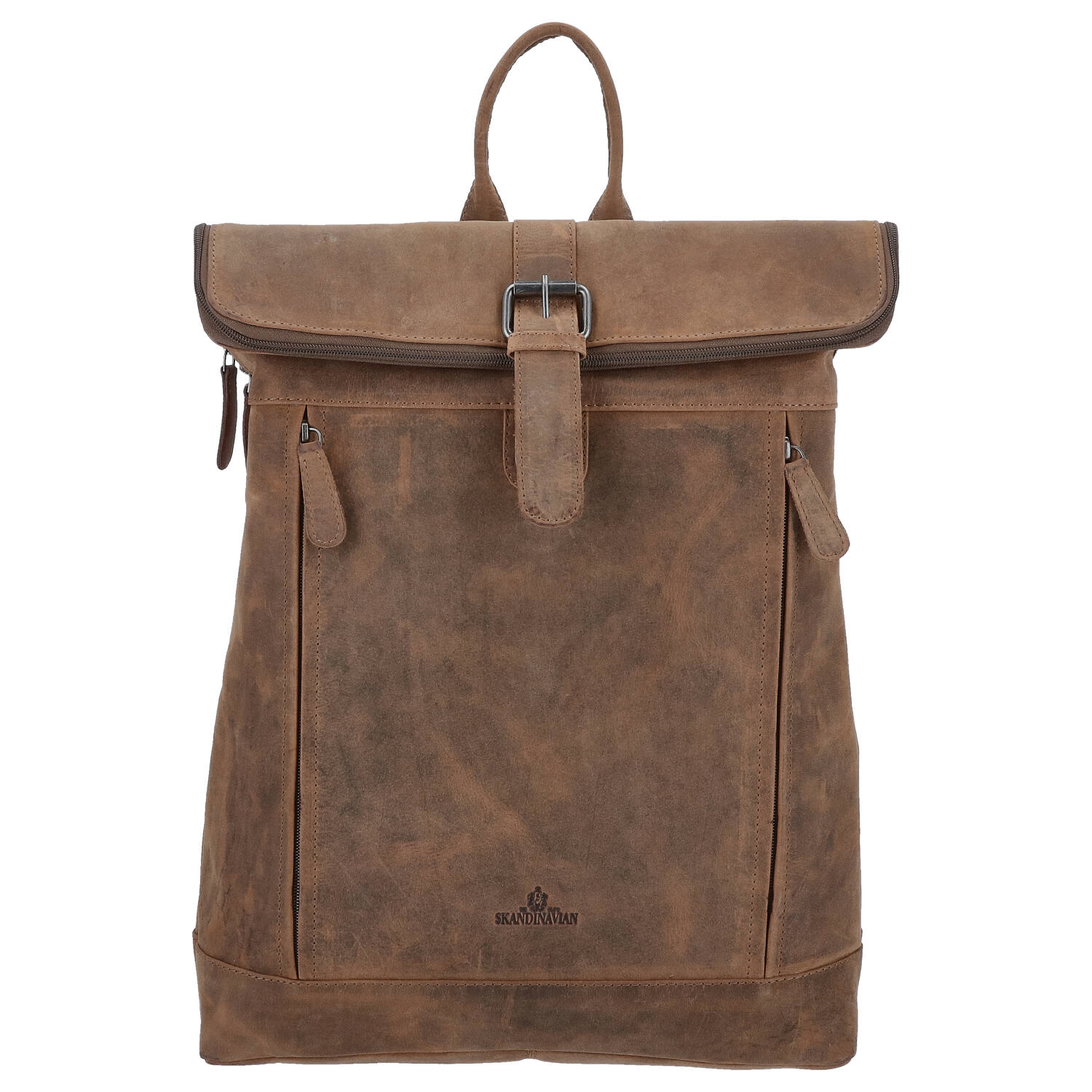 The Skandinavian Brand Leder Freizeit Rucksack - hunter Abbildung 5