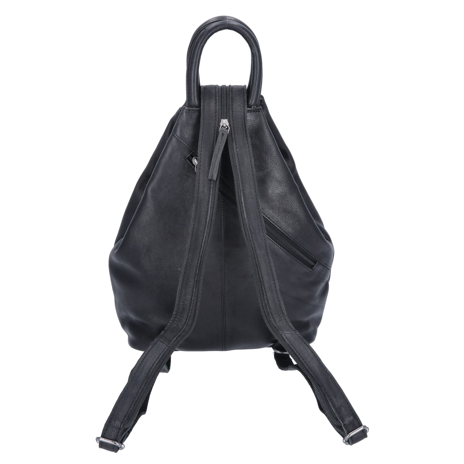 The Skandinavian Brand Damen Leder Rucksack - Black Abbildung 2