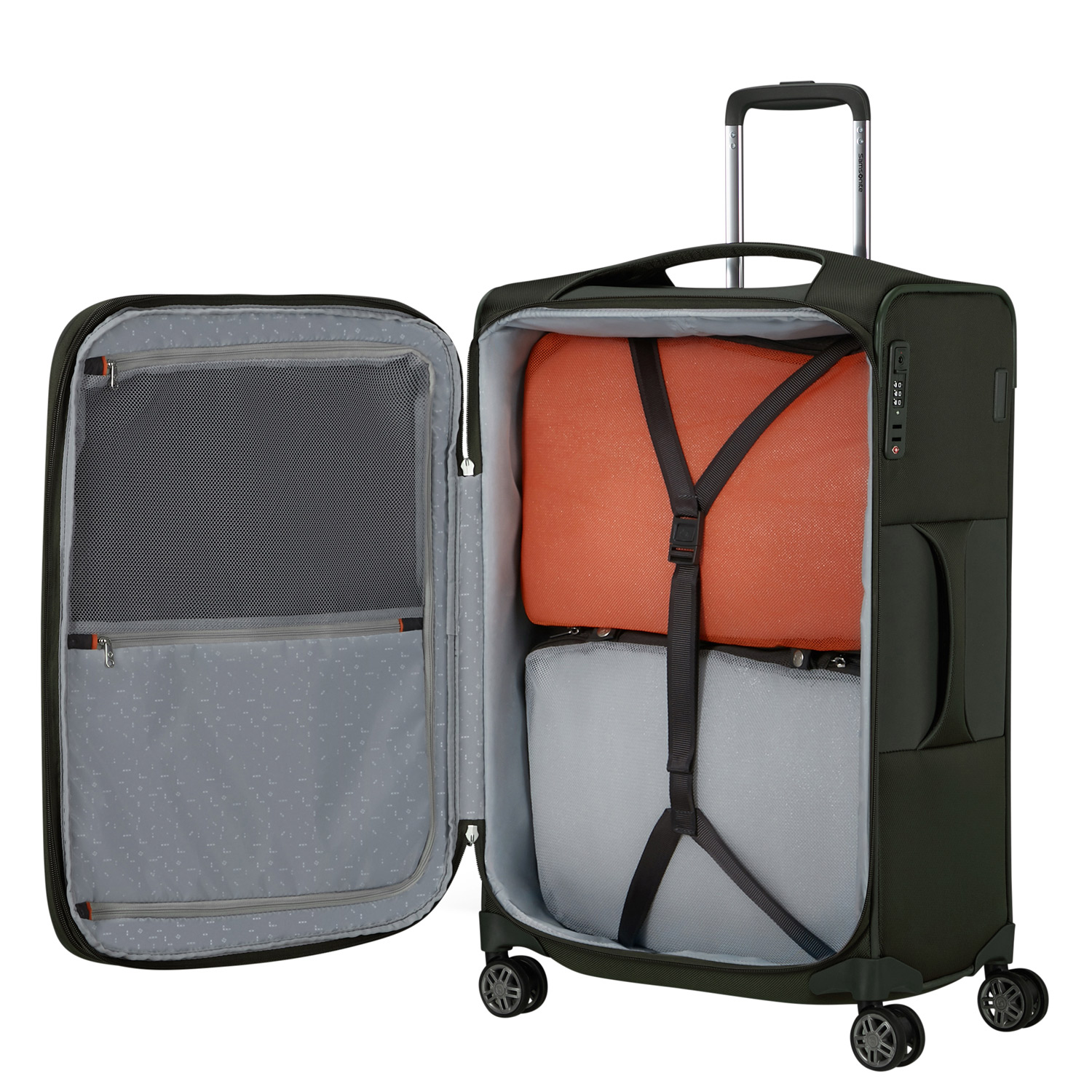 Samsonite 4-Rad Trolley 67/24 erweiterbar RE-Lite climbing ivy Abbildung 7