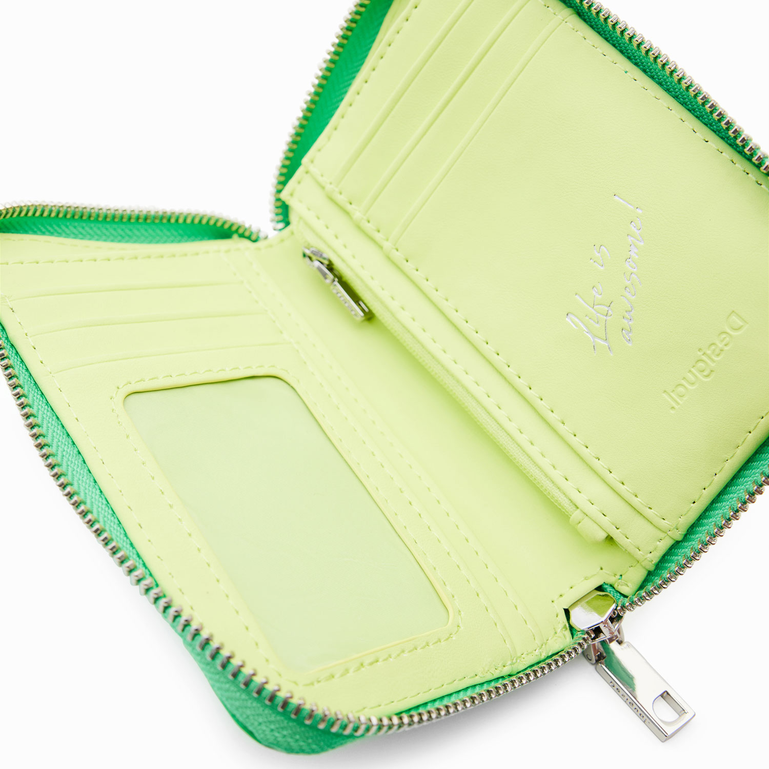 Desigual Damen Geldbörse Half Logo 23 Marisa grün Abbildung 3