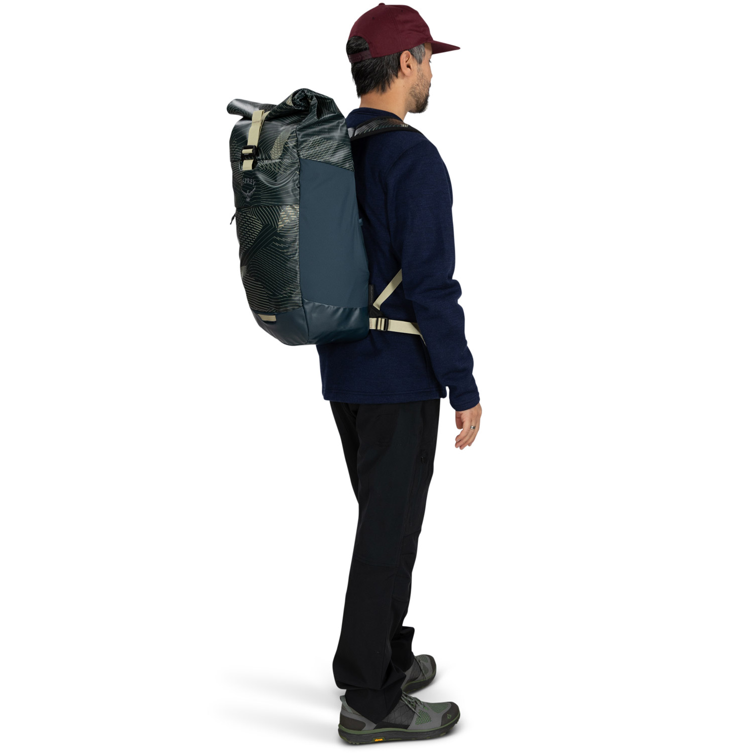 OSPREY Rucksack Transporter Roll Top Venturi Blue Abbildung 5