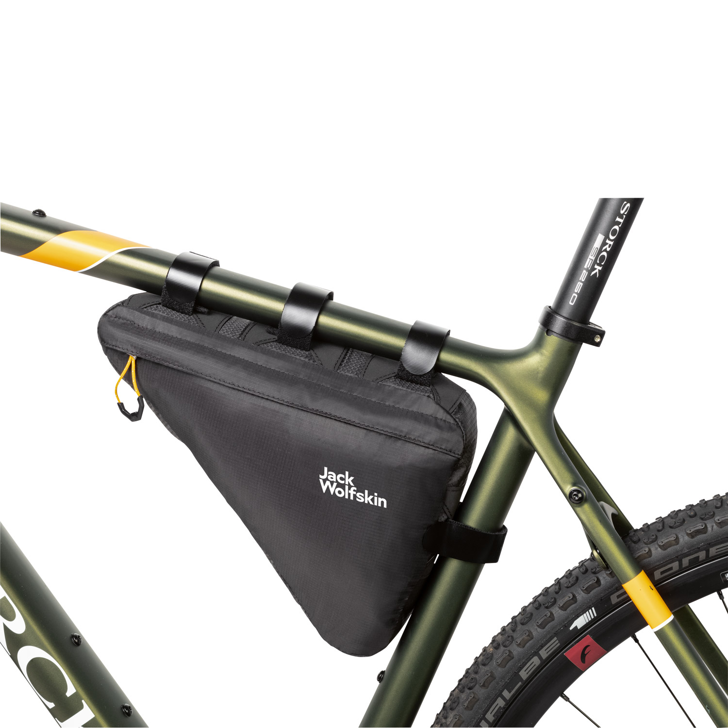 Jack Wolfskin Fahrrad Tasche Morobbia Triangle Bag flash black