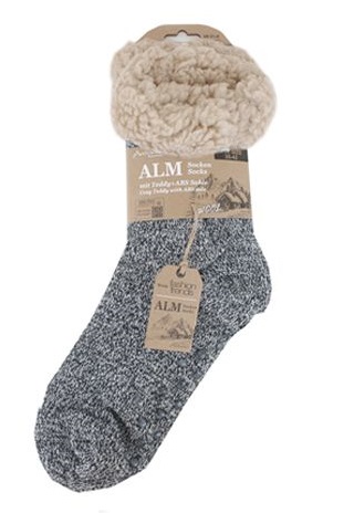 Antonio Hüttensocken Größe 35-42  grau Abbildung 1