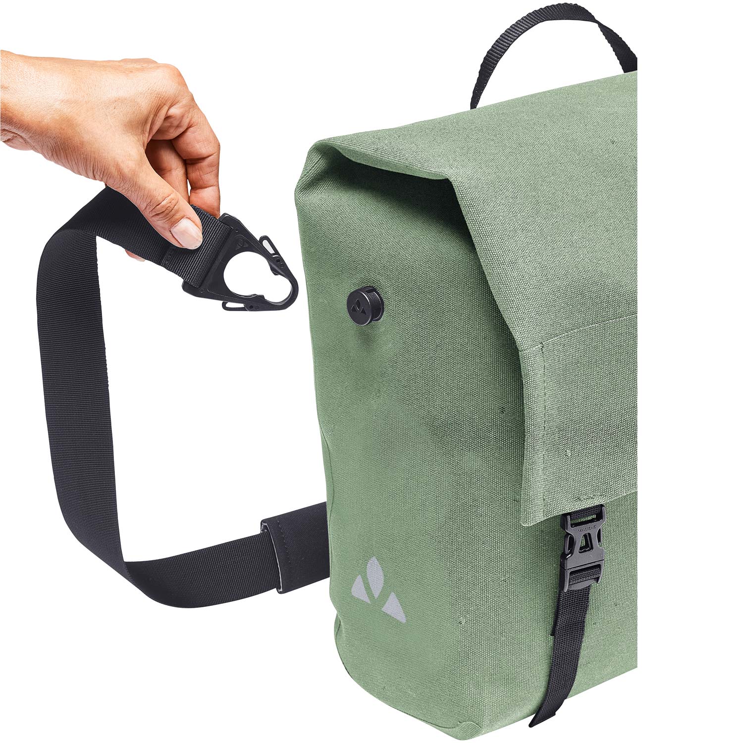 Vaude City-Fahrradtasche L Augsburg IV willow green Abbildung 5
