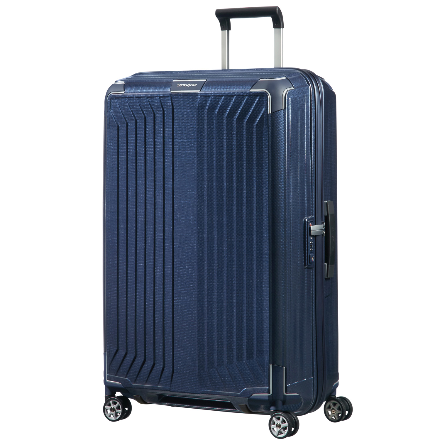 Samsonite Trolley mit 4 Rollen 75cm Lite-Box deep blue