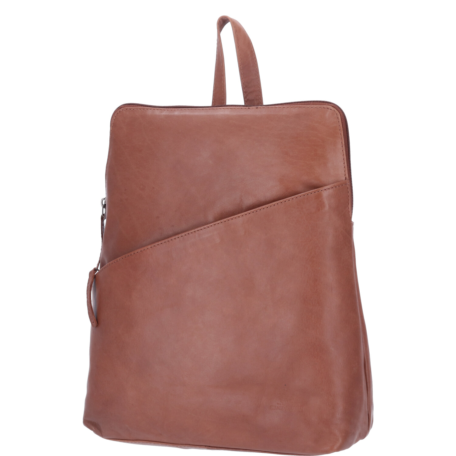 The Skandinavian Brand Damen Leder Rucksack  Cognac