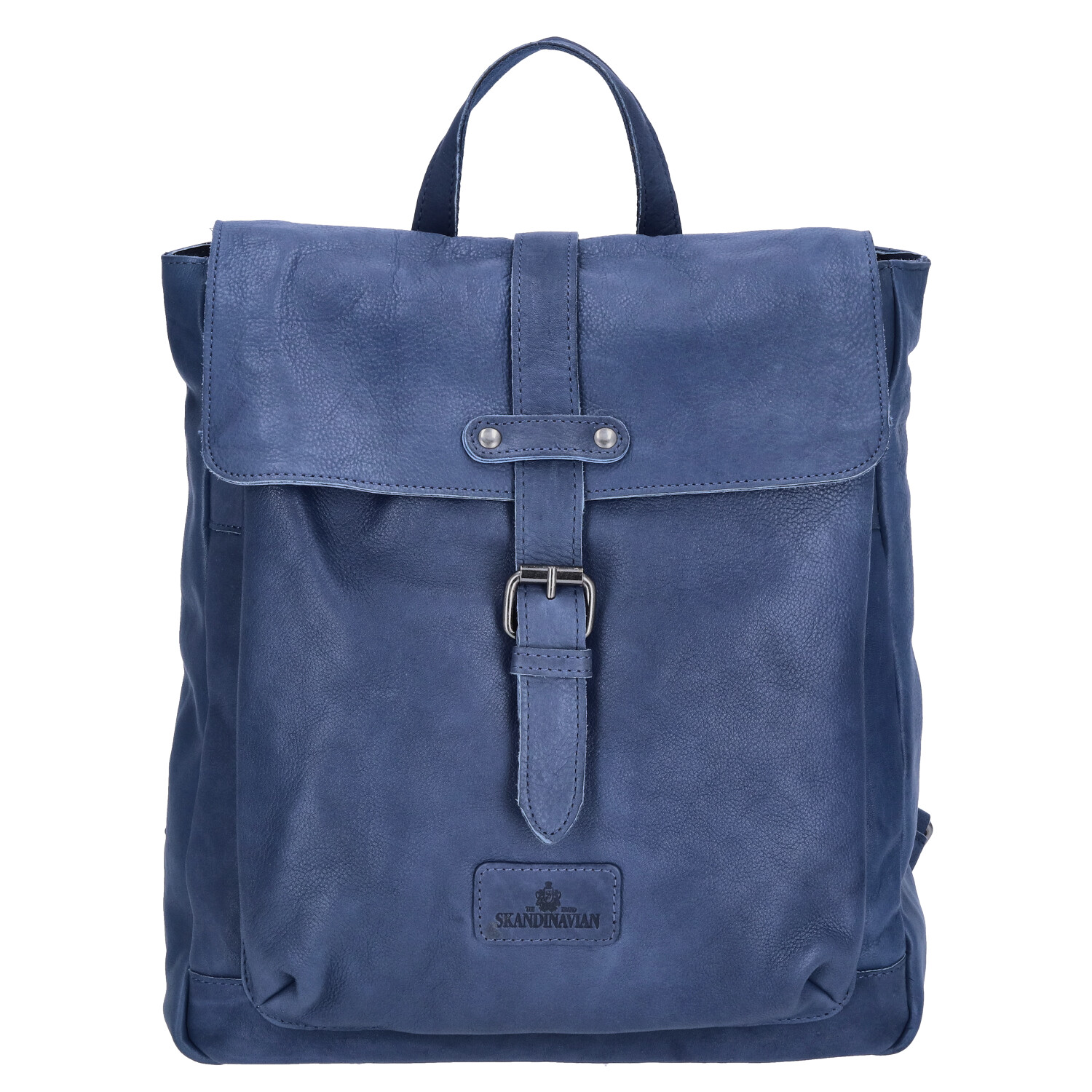 The Skandinavian Brand Damen Leder Rucksack - Blue Abbildung 5