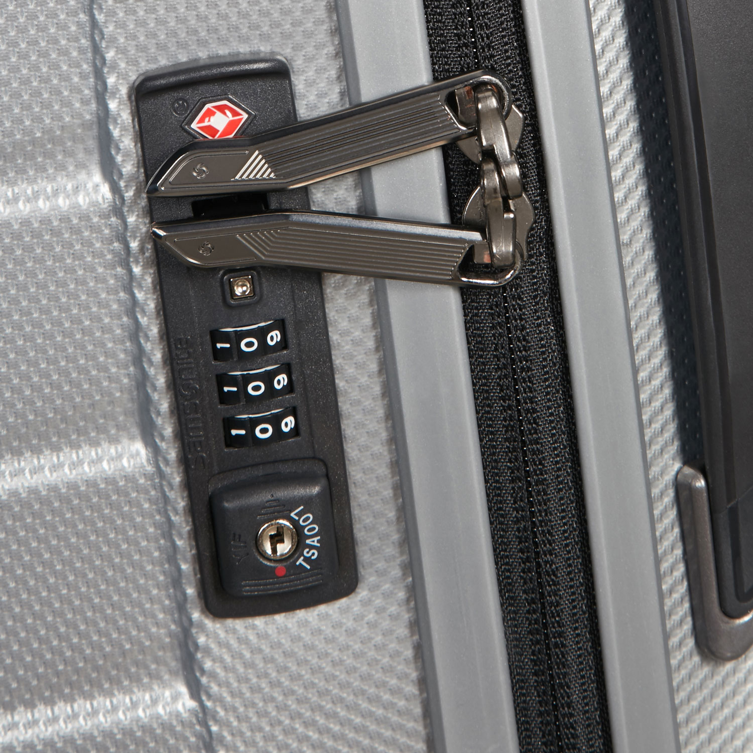 Samsonite Trolley mit 4 Rollen 75cm Proxis silver Abbildung 6