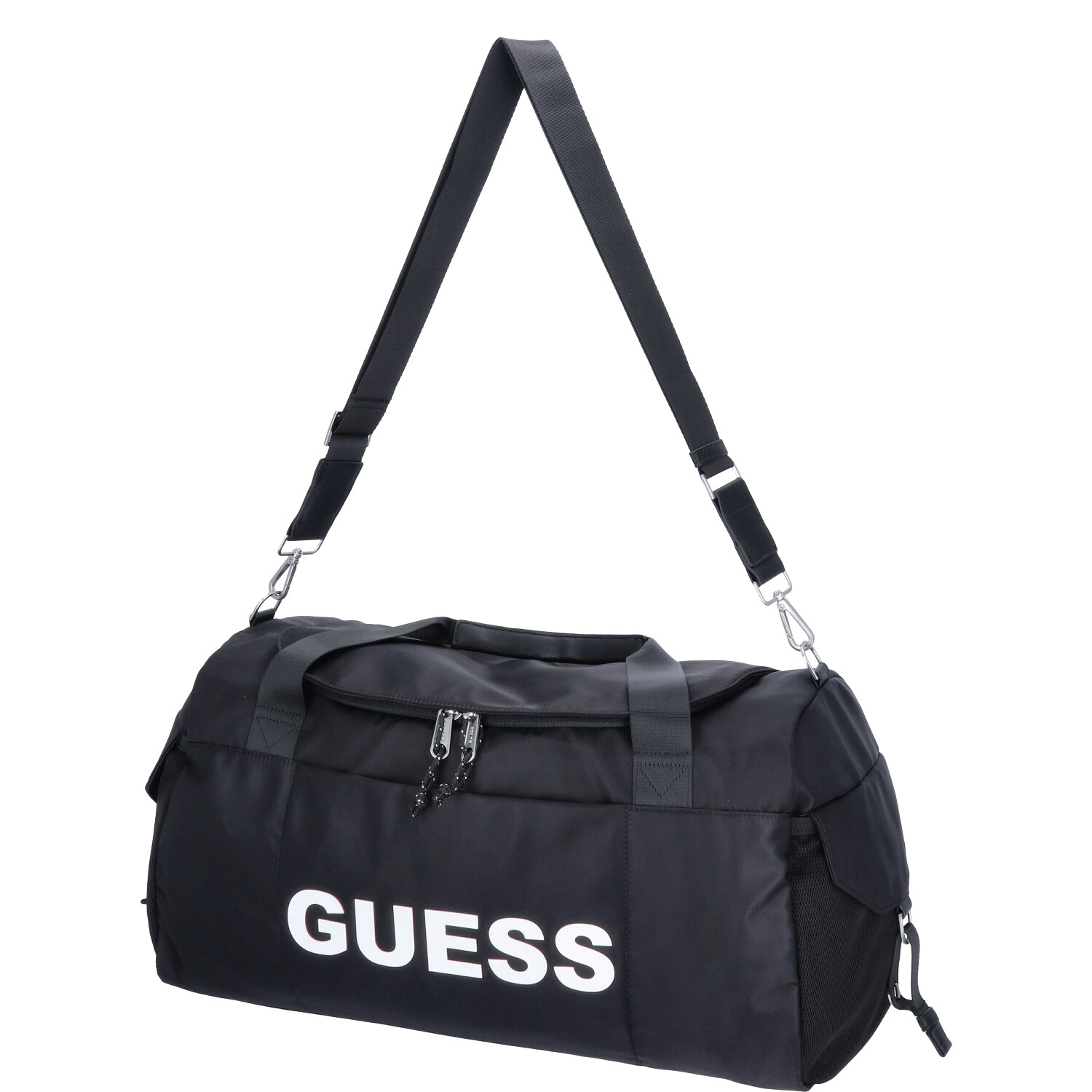 GUESS Duffle Bag Maxi Logo Black