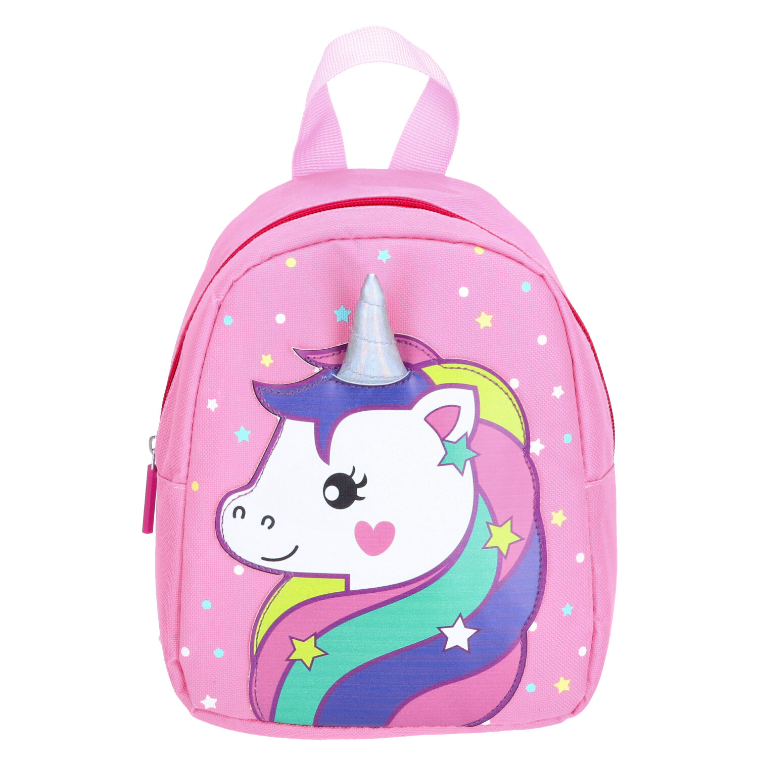 Antonio Kinder Rucksack 3D Einhorn  pink