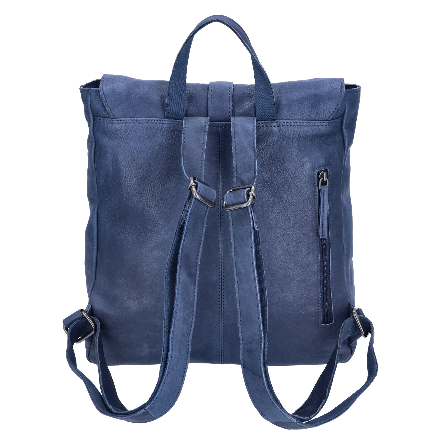 The Skandinavian Brand Damen Leder Rucksack - Blue Abbildung 2
