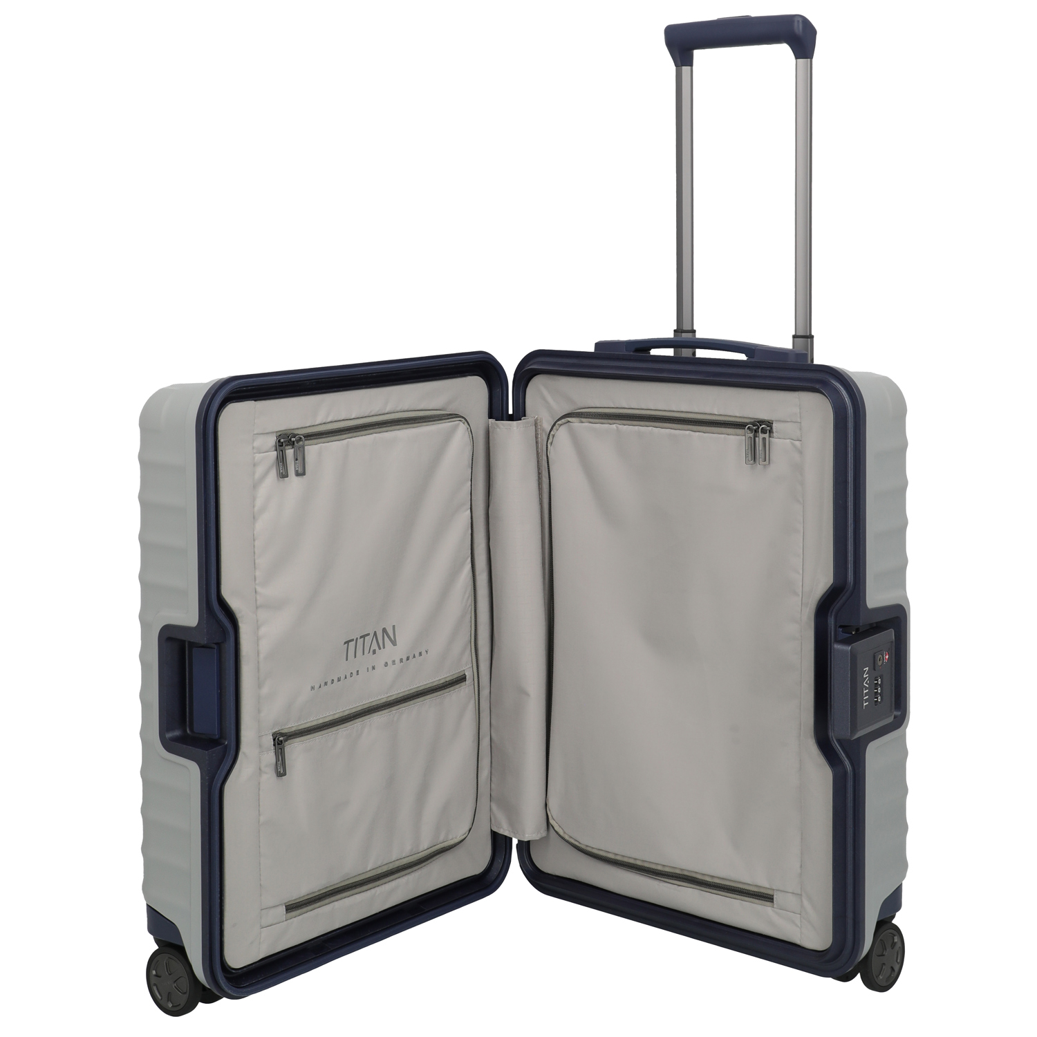 Titan 4-Rad Trolley S Litron Frame silber