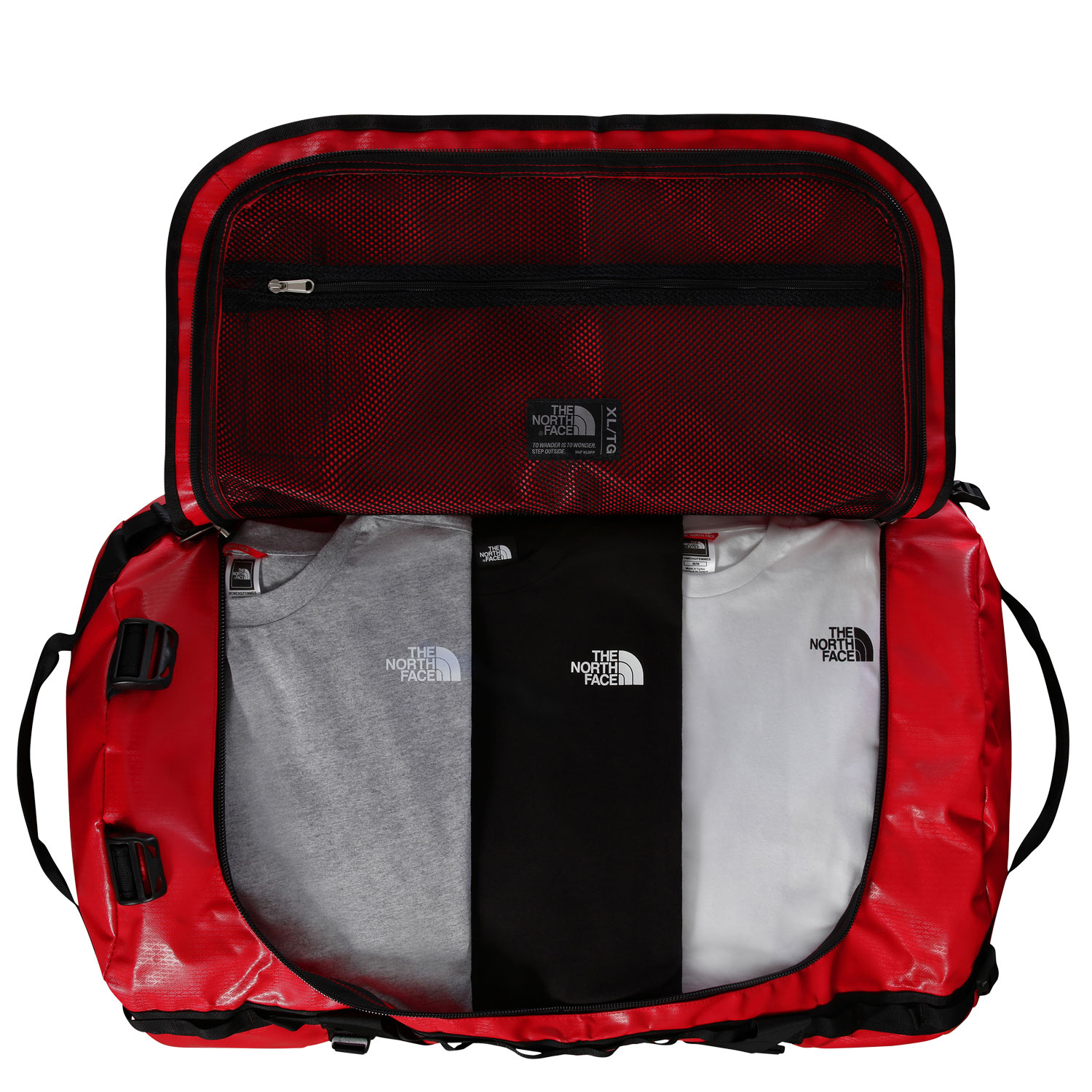 The North Face Reisetasche/Rucksack Base Camp Duffel XL TNF Red-TNF Black