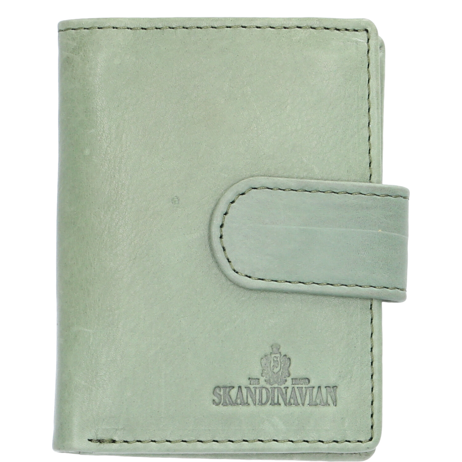 The Skandinavian Brand Leder Kreditkarten Etui  mint