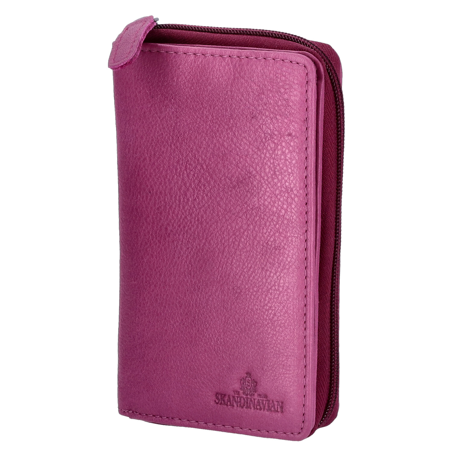 The Skandinavian Brand Damen Leder Geldbörse  fuchsia Abbildung 1 The Skandinavian Brand Damen Leder Geldbörse  fuchsia Abbildung 1