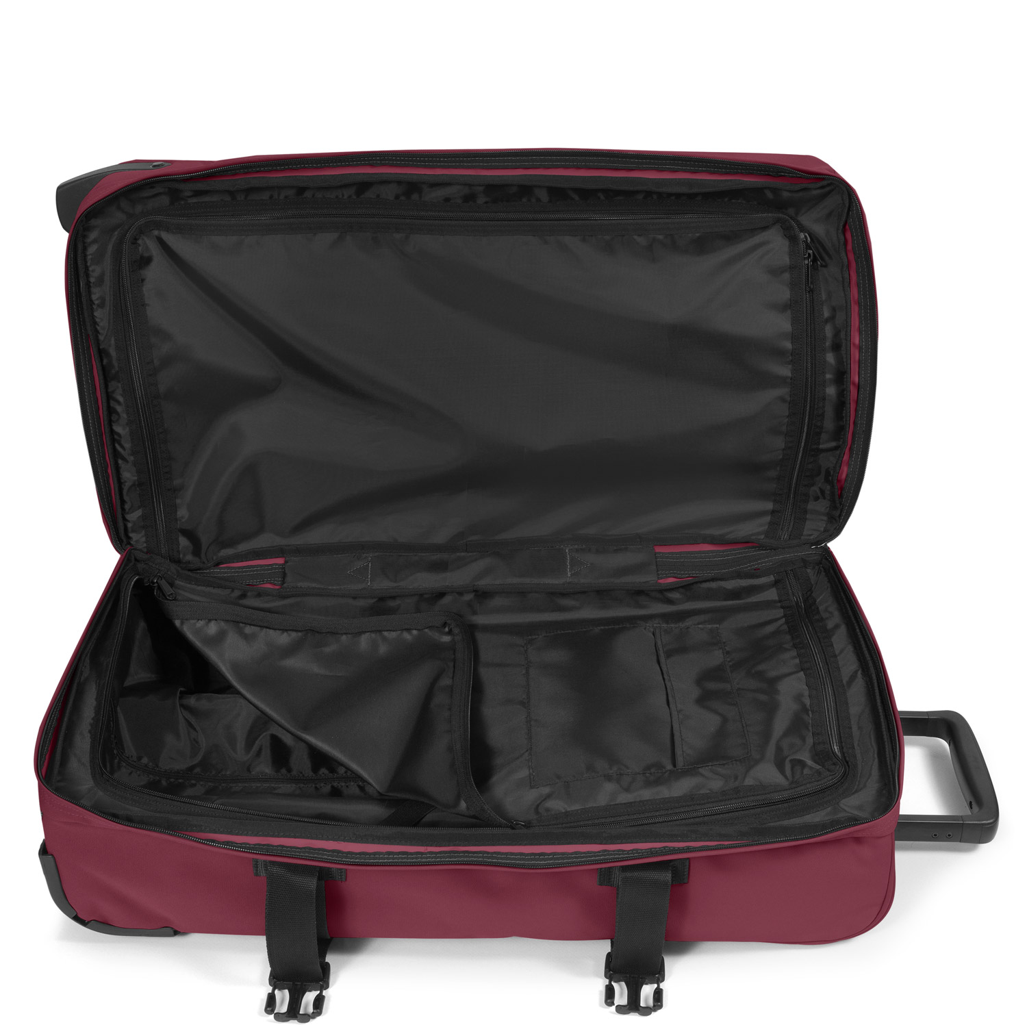 Eastpak Reisetasche mit Rollen Tranverz M bushy burgundy