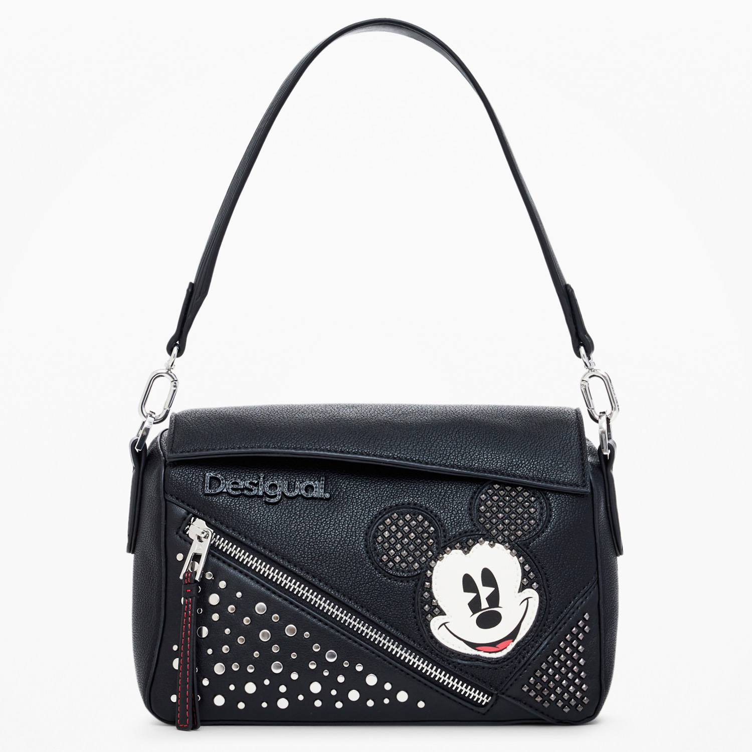 Desigual Umhängetasche Mickey Studstyle Black