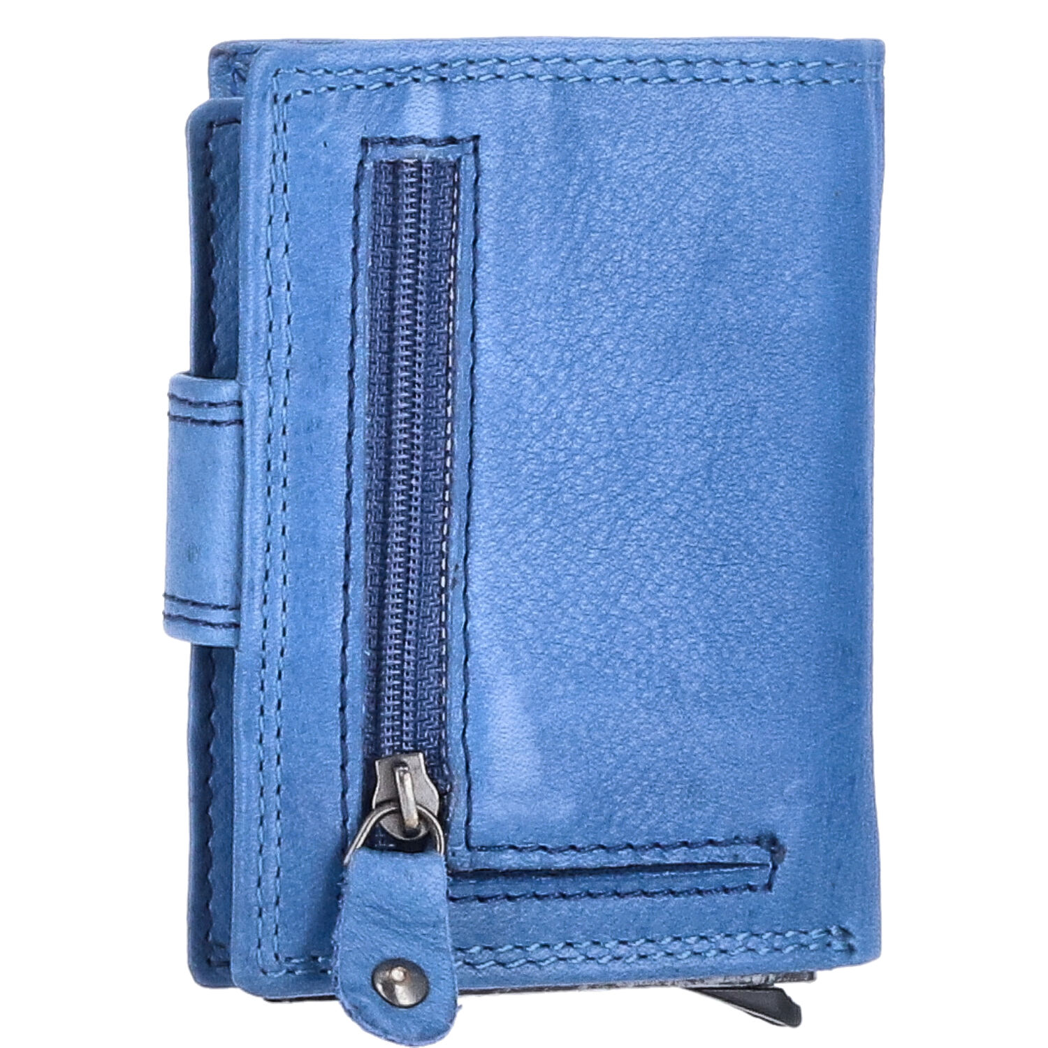 The Skandinavian Brand Kreditkarten Etui Leder  blau