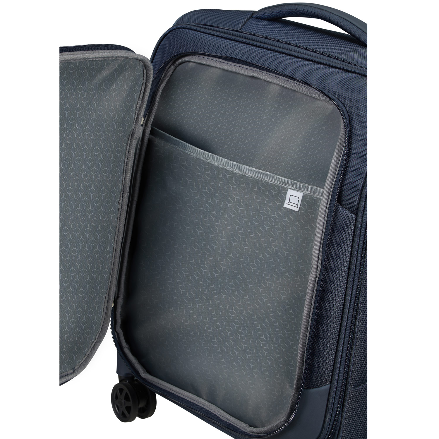 Samsonite Trolley mit 4 Rollen 55cm Strict Respark midnight blue