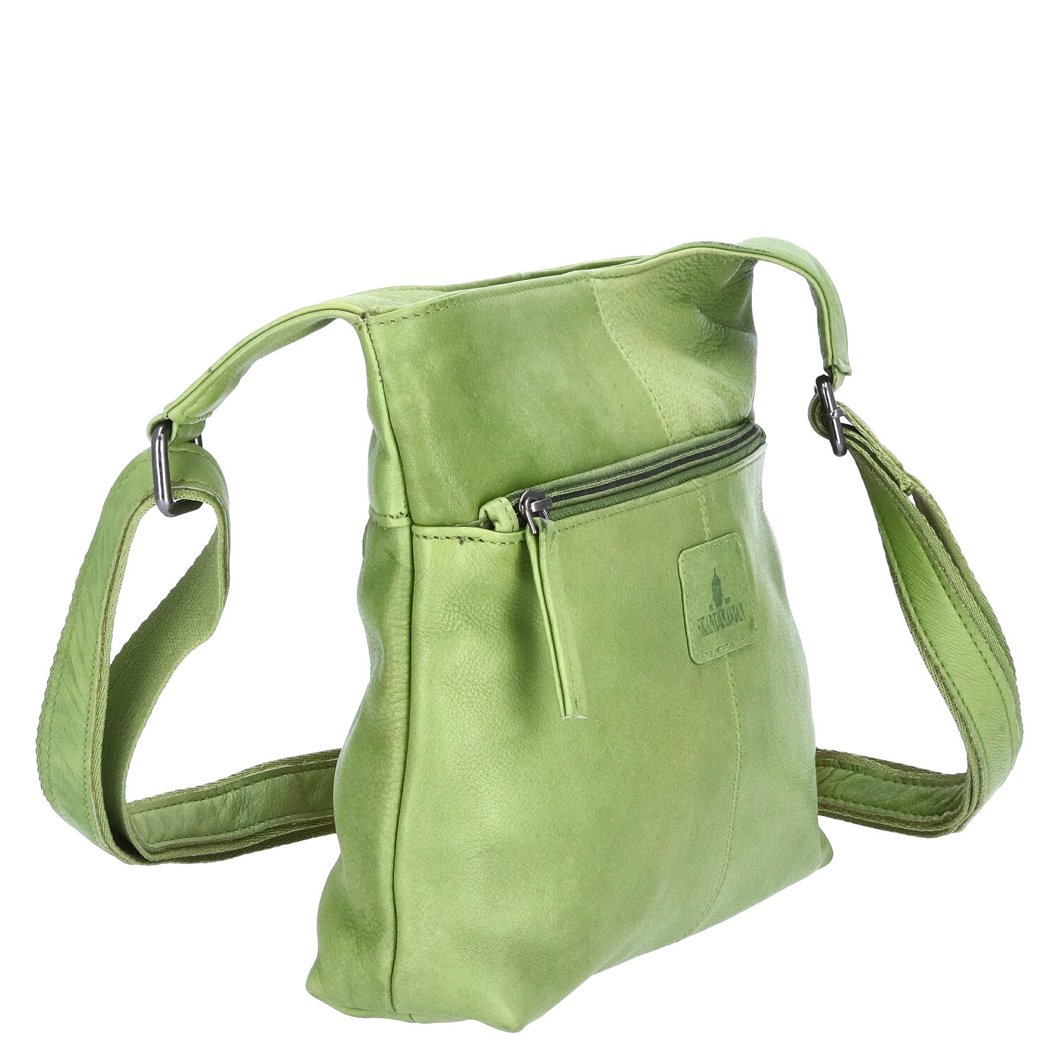 The Skandinavian Brand Leder Umhängetasche - Green Abbildung 3