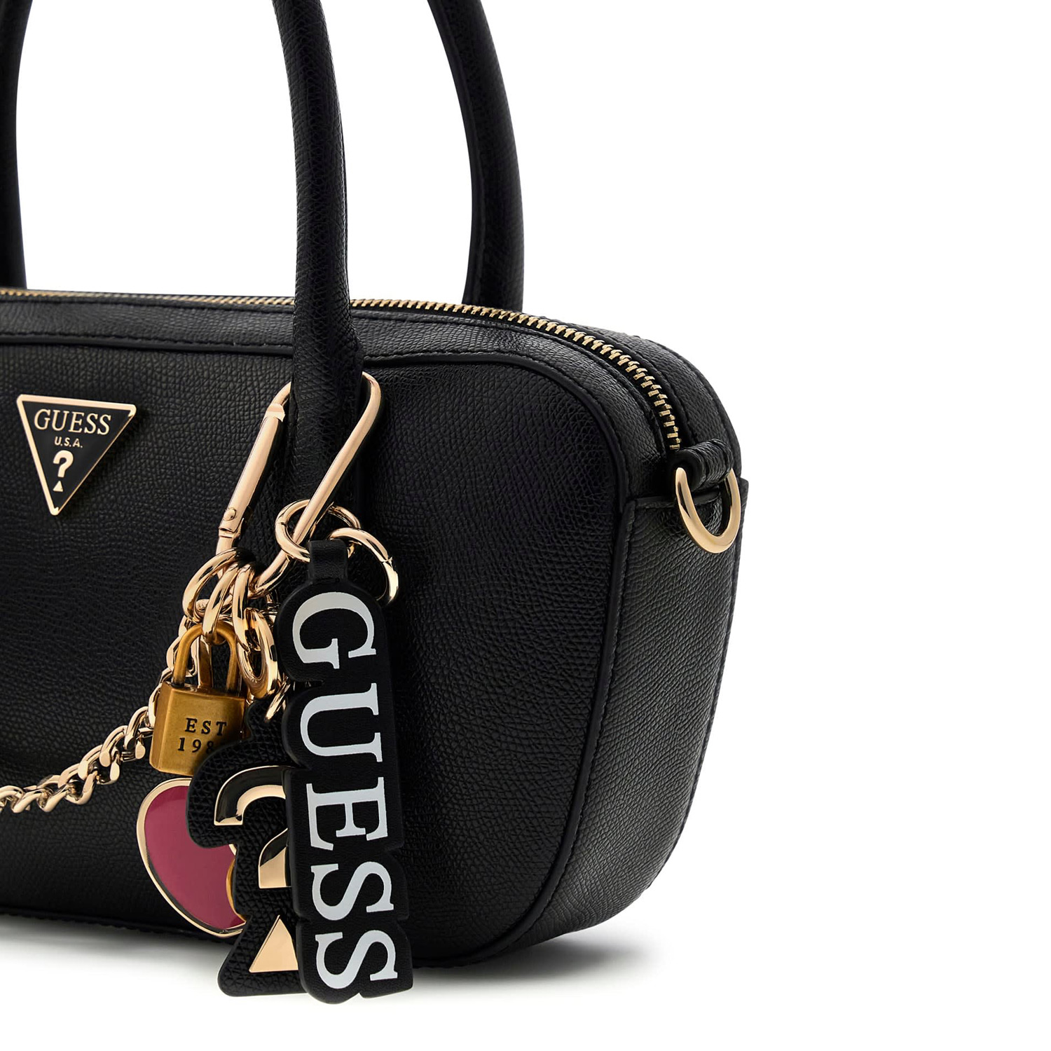 GUESS Handtasche Davina Black Abbildung 4