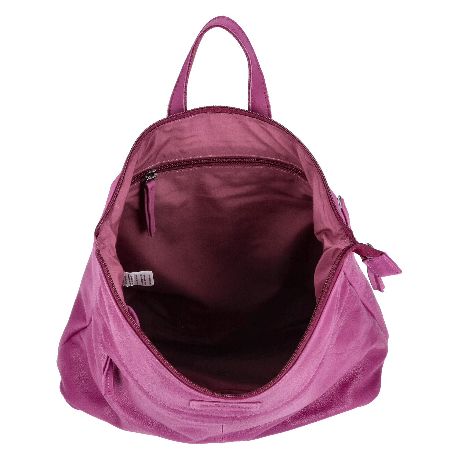 The Skandinavian Brand Damen Leder Rucksack - Purple Abbildung 5