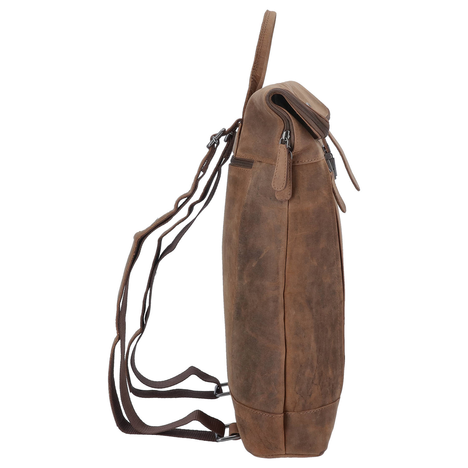The Skandinavian Brand Leder Freizeit Rucksack - hunter Abbildung 4