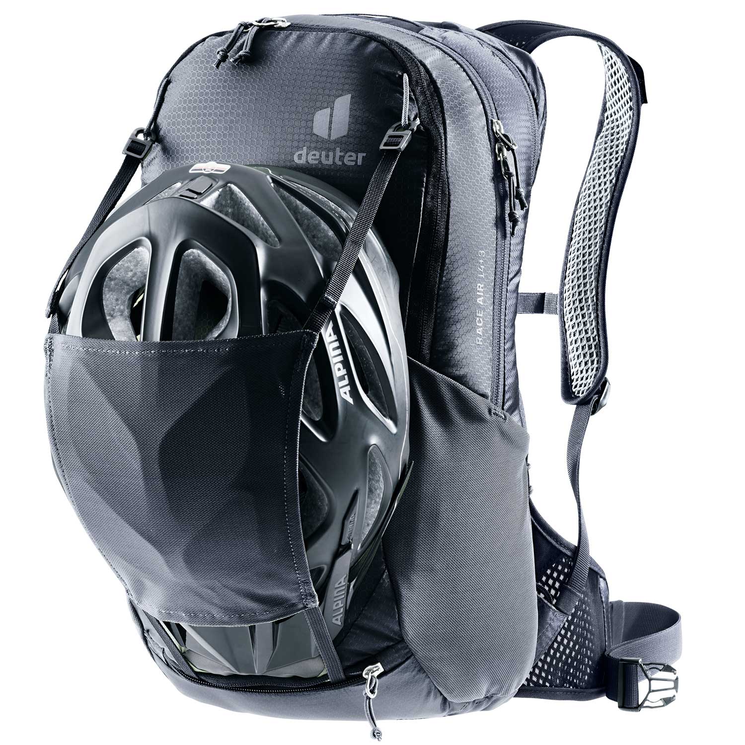 Deuter Fahrrad Rucksack Race Air 14+3 schwarz