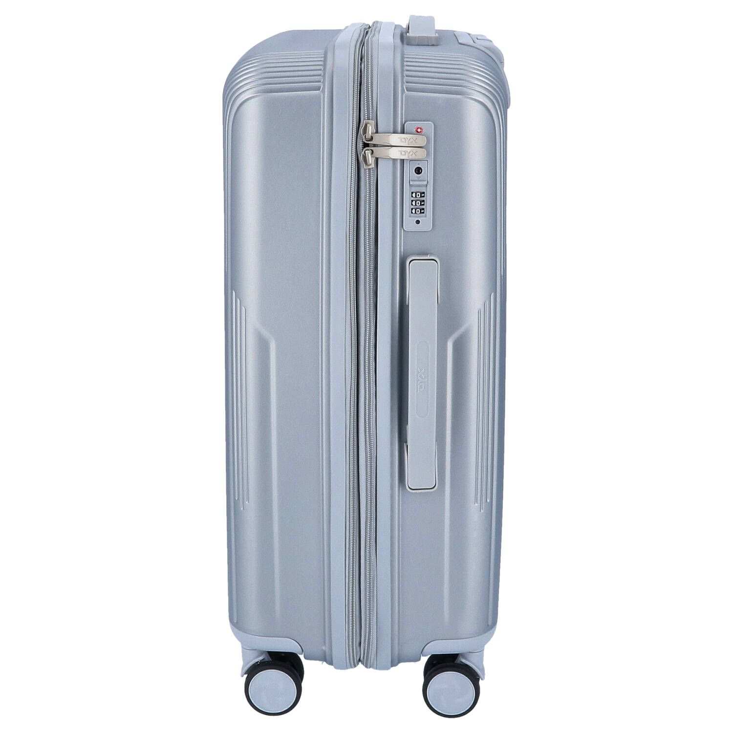 DYX 4 Rollen Koffer M 67 cm Palermo silber Abbildung 3