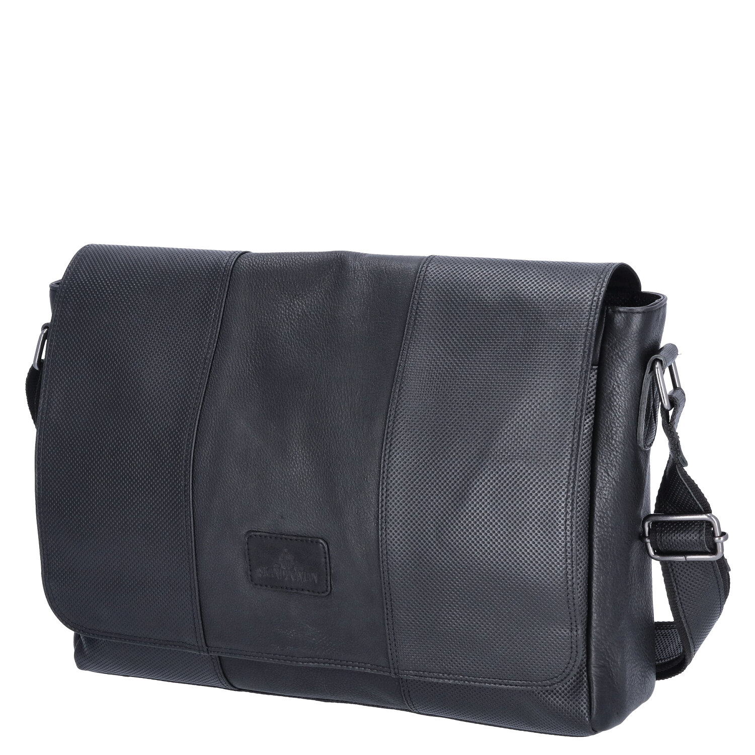 The Skandinavian Brand Leder Messenger  Black