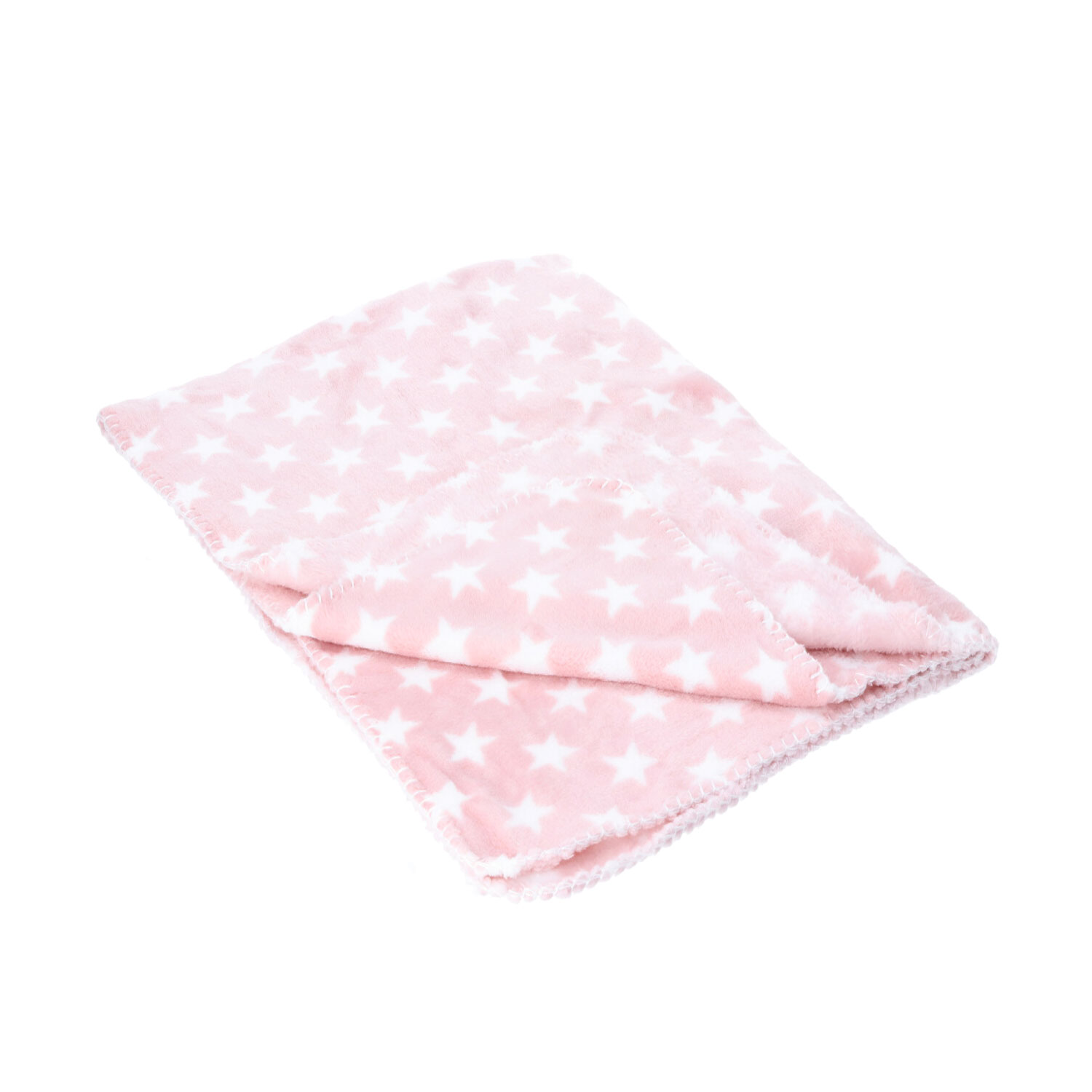 Antonio Baby Plüsch Decke mit Lama Stofftier  pink Abbildung 2