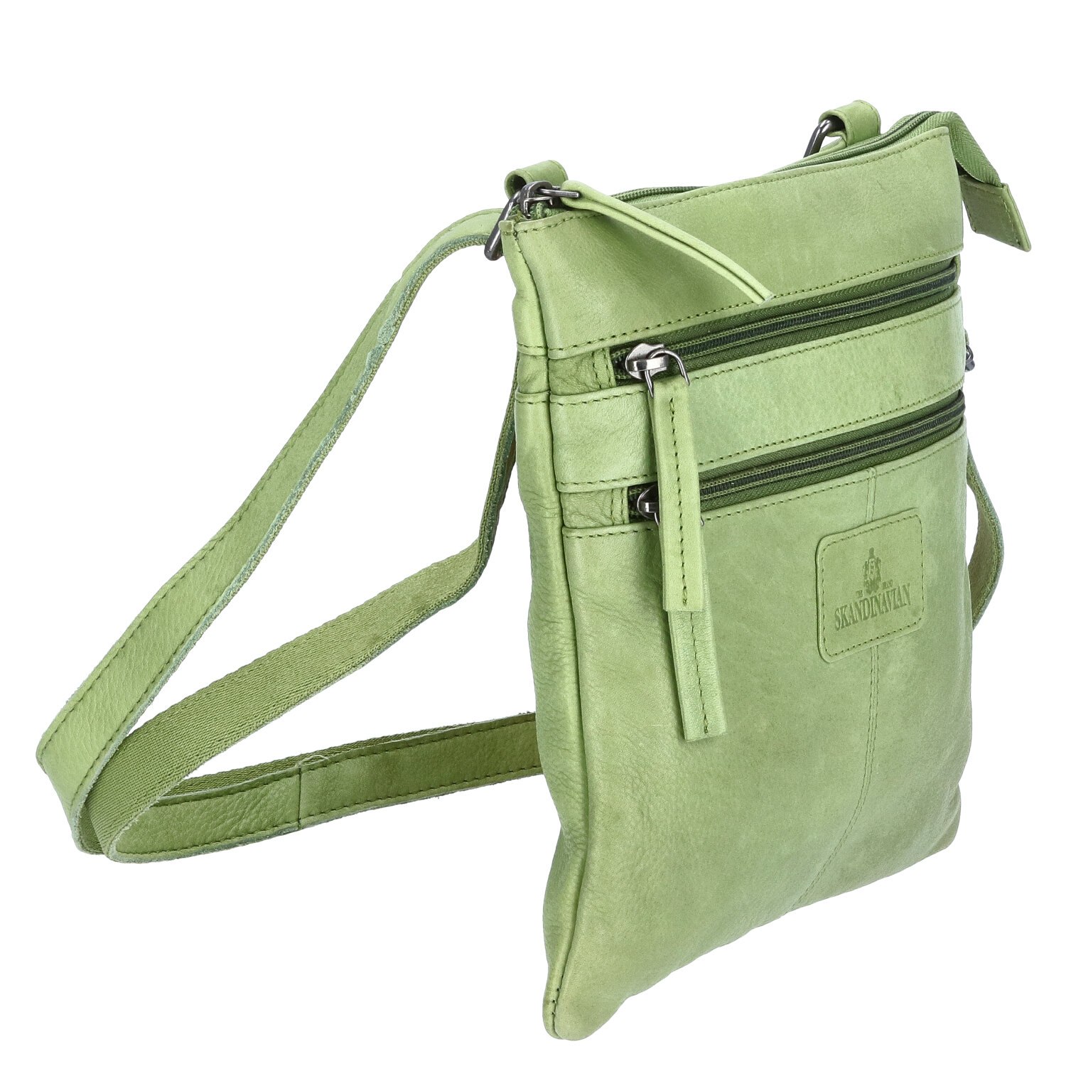 The Skandinavian Brand Damen Ledertasche  Green Abbildung 3
