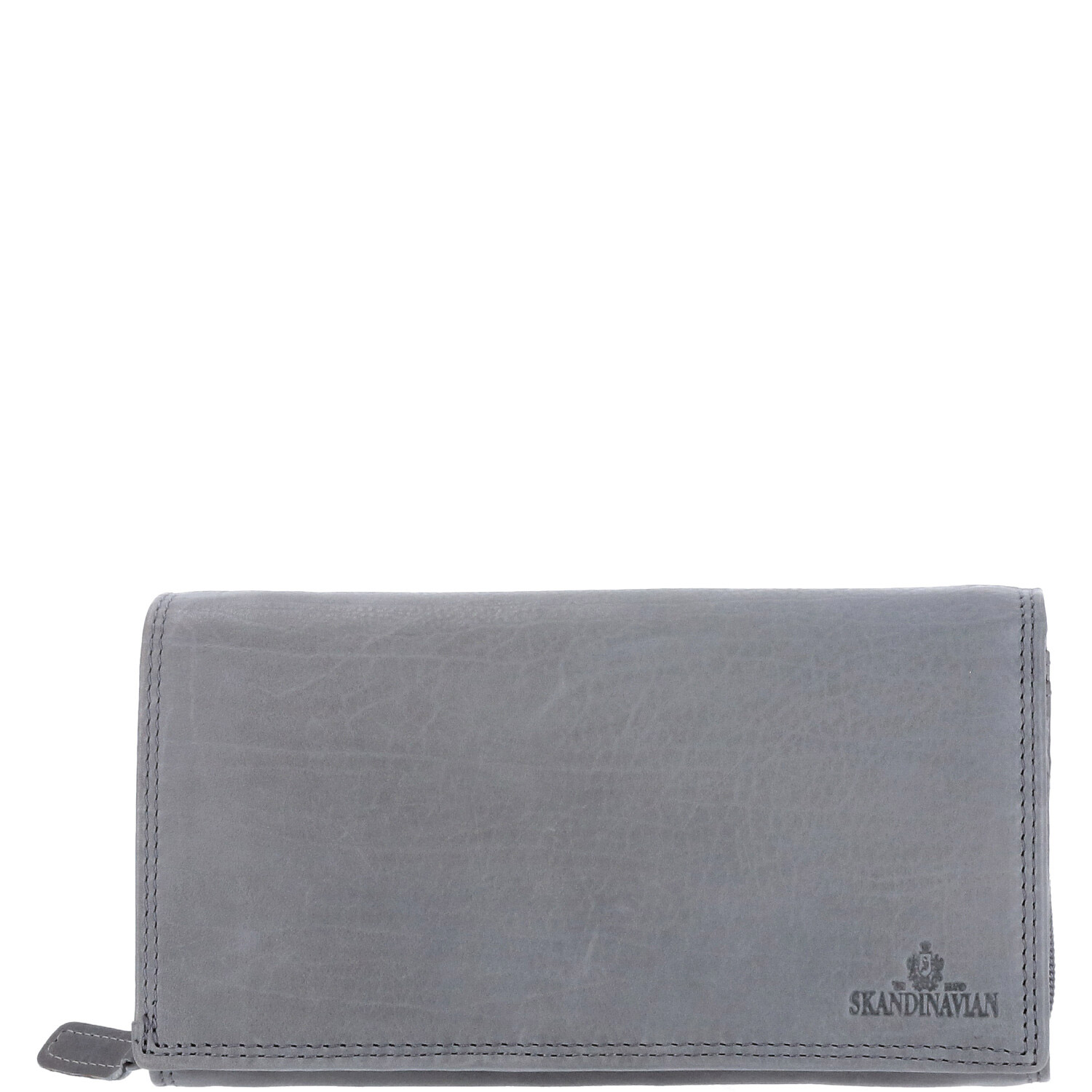 The Skandinavian Brand Damenbörse mit Druckknopf Quer  blau/grau Abbildung 2