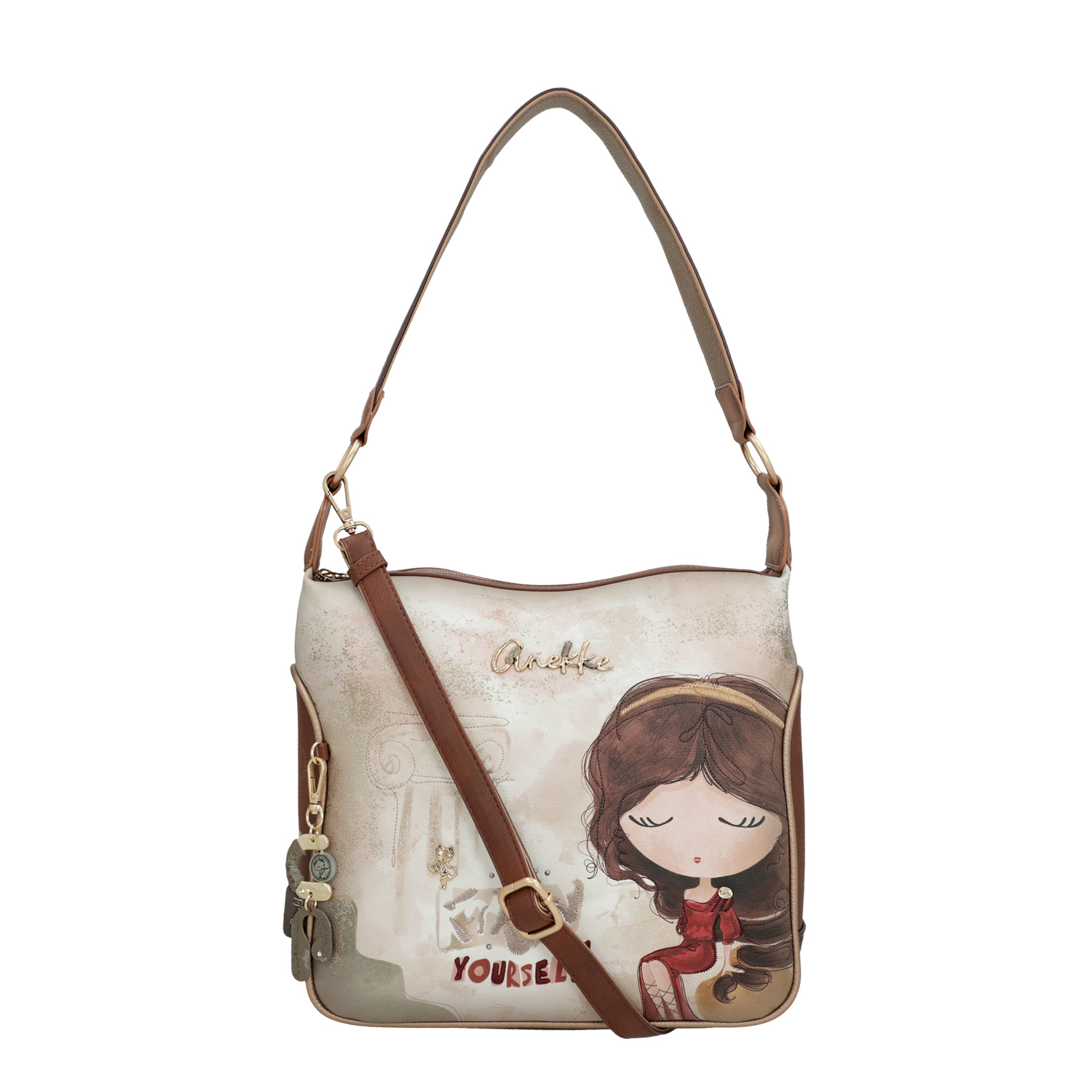 Anekke Damen Umhängetasche Bolso De Hombro multicolor Abbildung 1