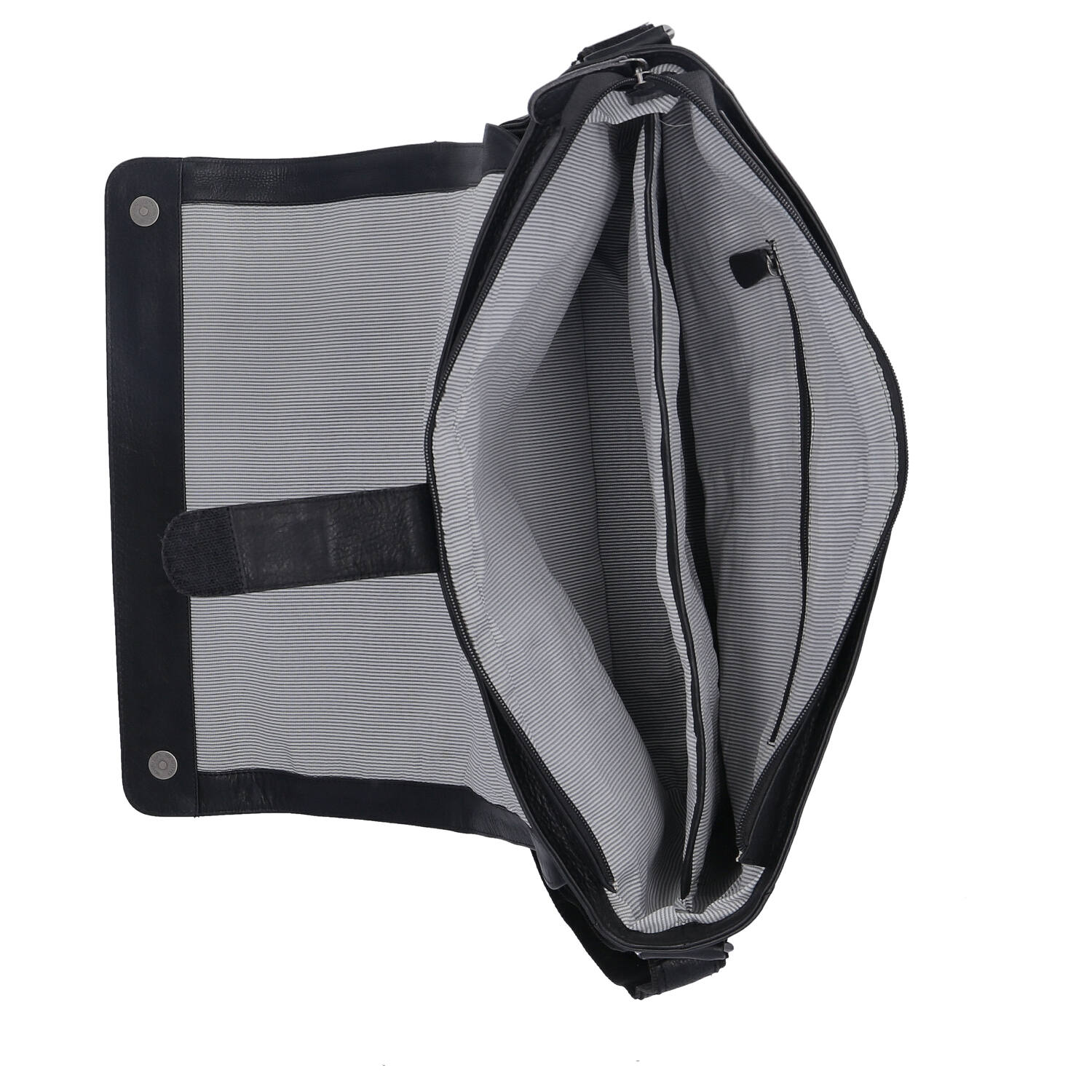 The Skandinavian Brand Leder Messenger, Umhängetasche  00-schwarz Abbildung 6