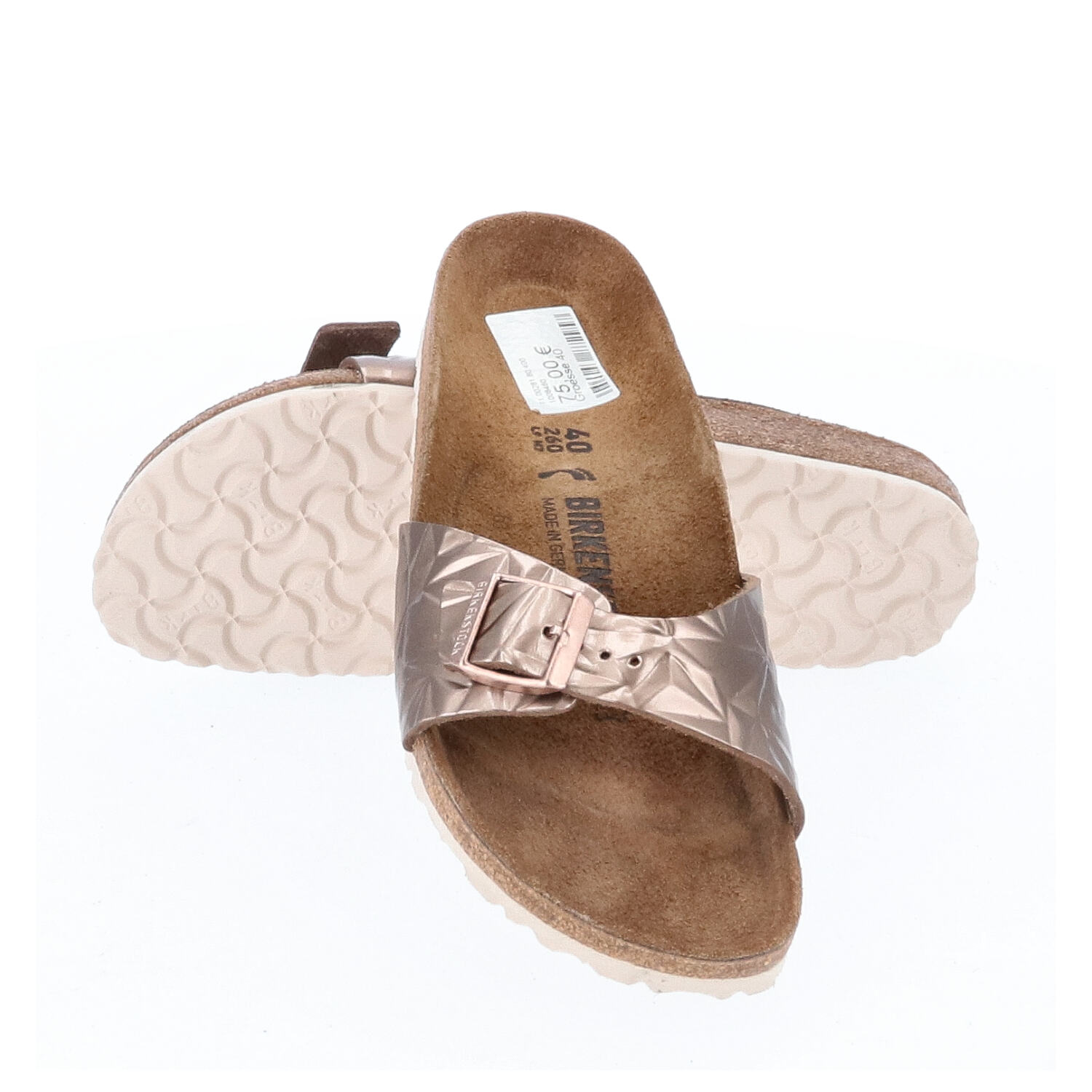Birkenstock Sandalen Größe 40 Madrid BS Spectral Copper  