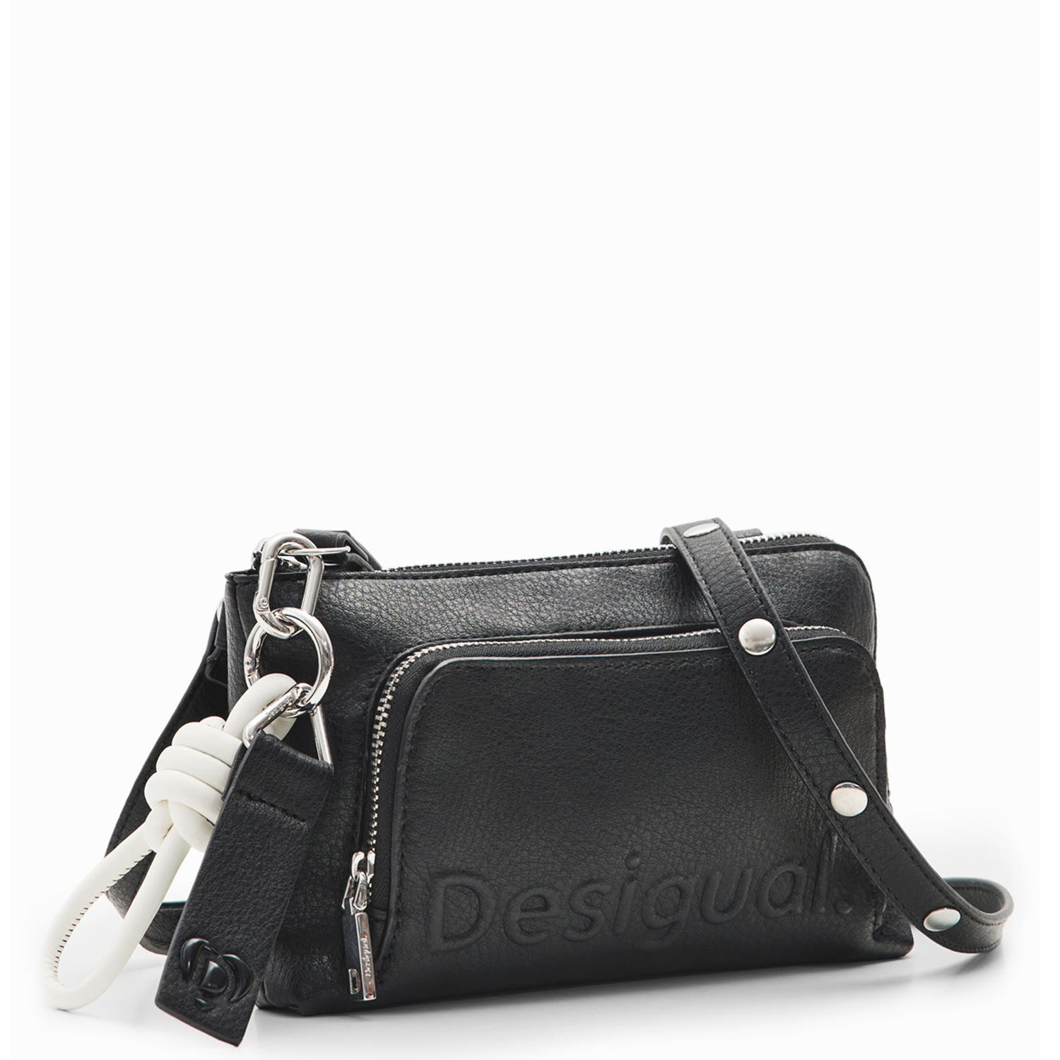 Desigual Mini Tasche Half Logo 24 Lisa Black