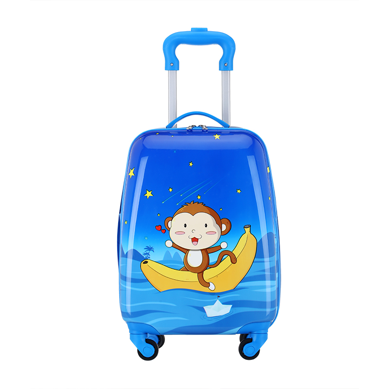 TheTrueC Kinder Koffer Trolley  affe Abbildung 1