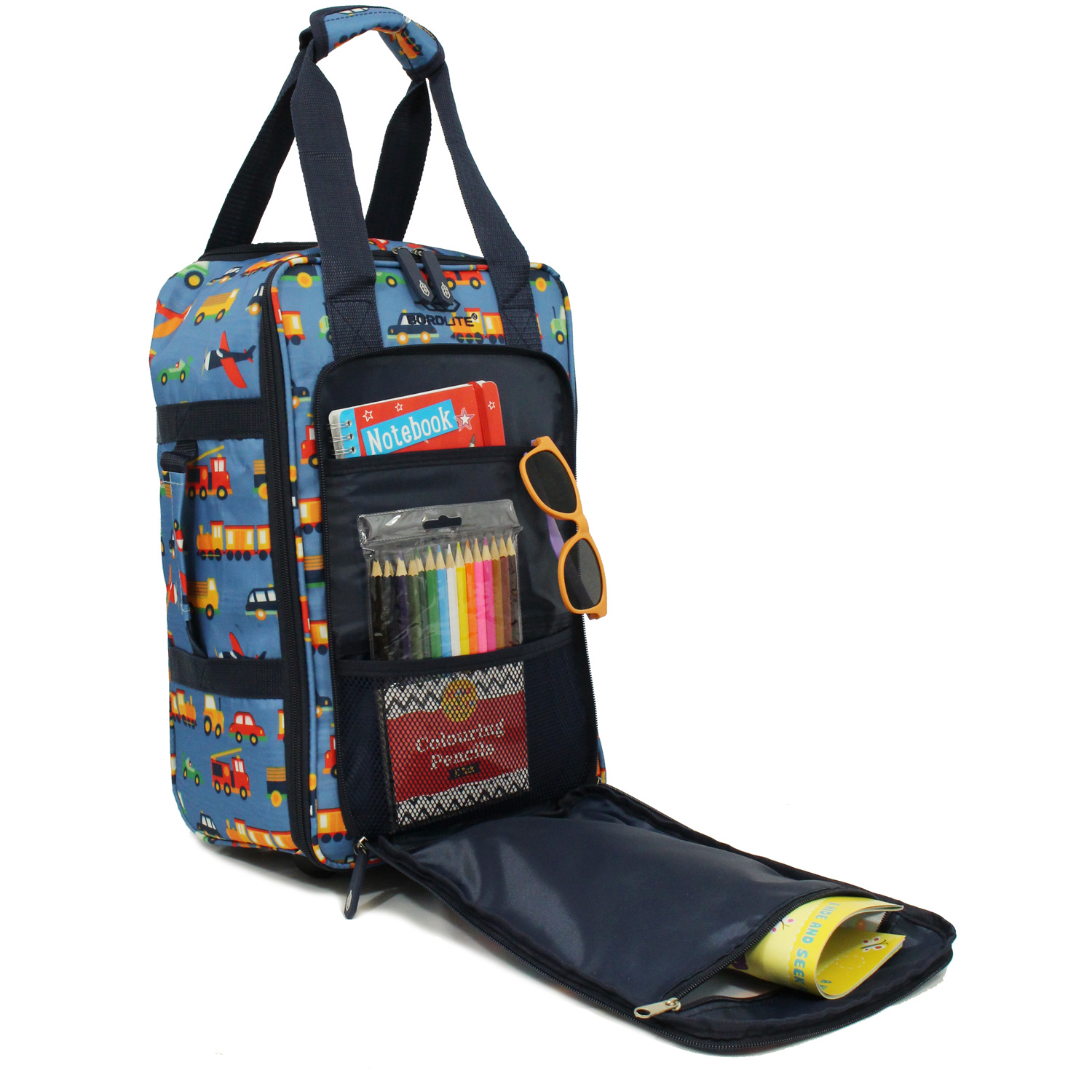 Bordlite Kindertrolley Boardgepäck Underseat Transport Blue Abbildung 4 Bordlite Kindertrolley Boardgepäck Underseat Transport Blue Abbildung 4