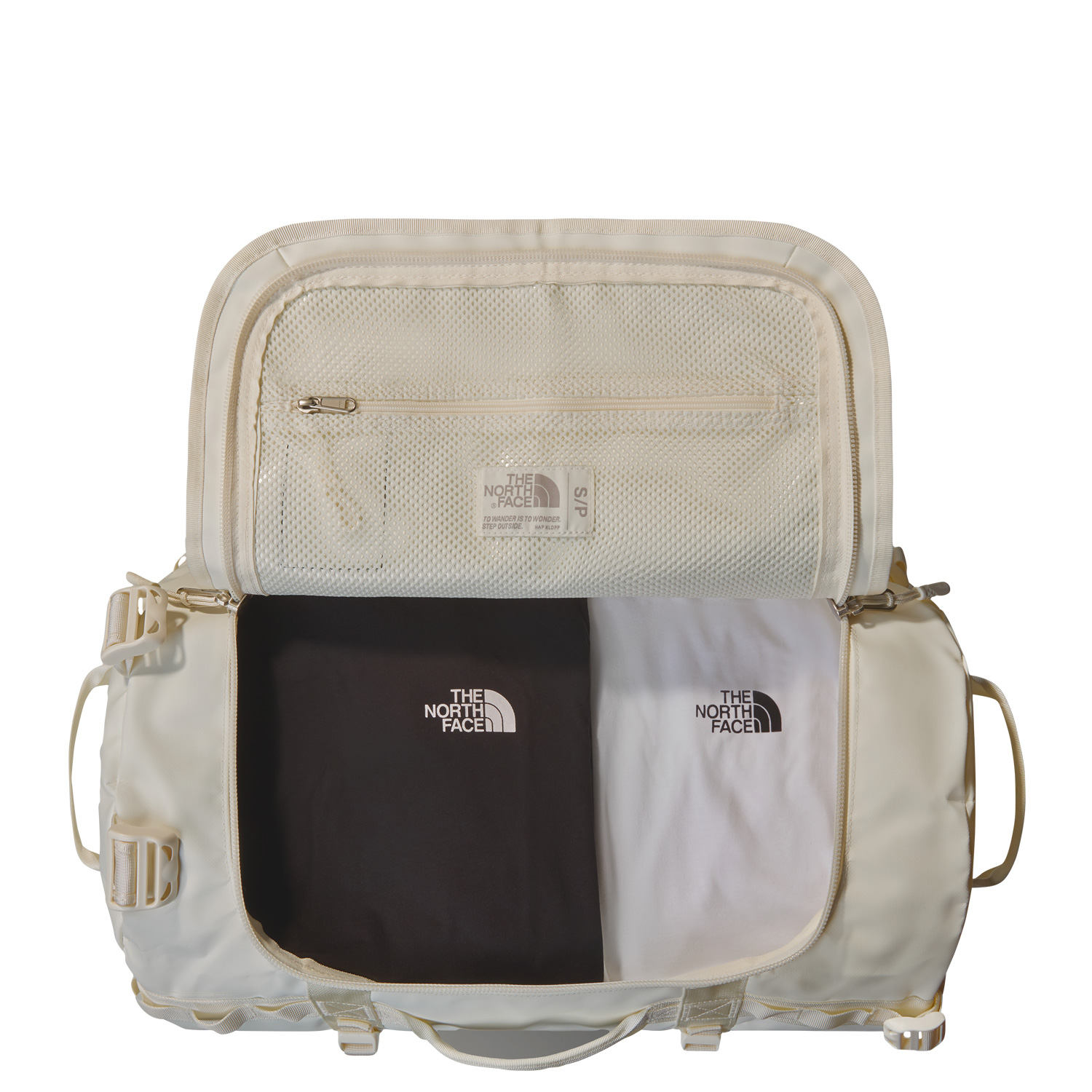 The North Face Reisetasche/Rucksack Base Camp Duffel S White Dune-TNF White