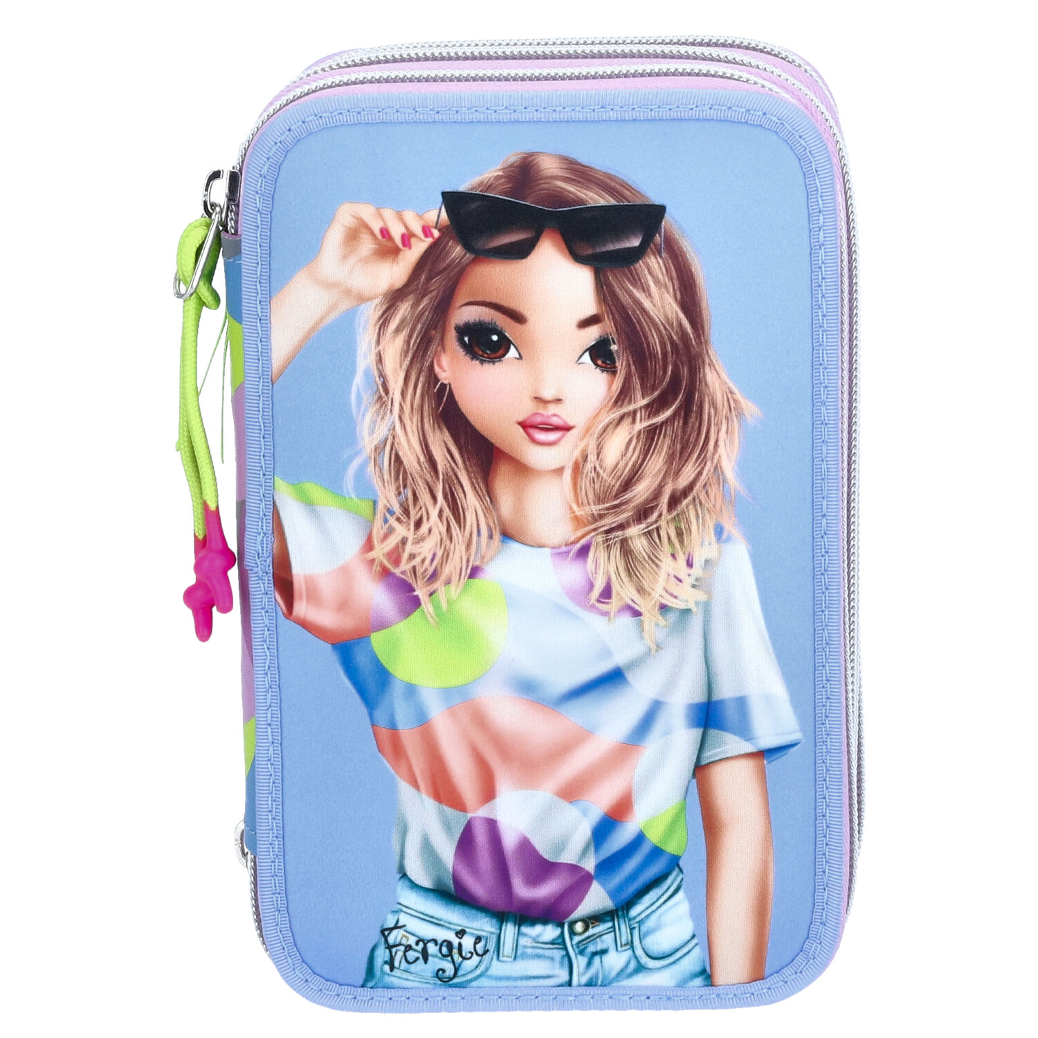 Depesche 3-Fach Federtasche TOPModel FLASH lila Abbildung 4