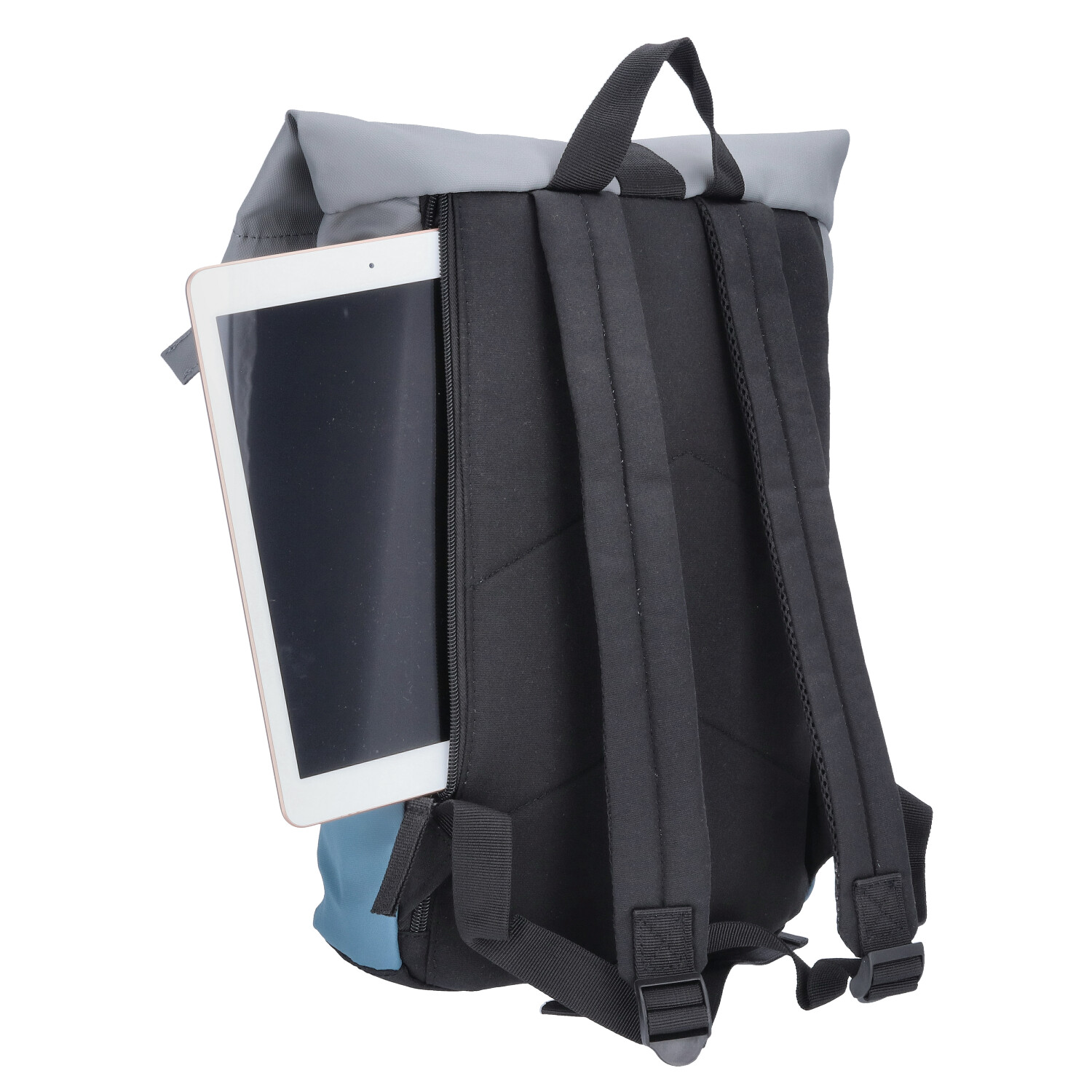 TheTrueC Stylischer Tagesrucksack für Alltag Alma blue-grey Abbildung 5
