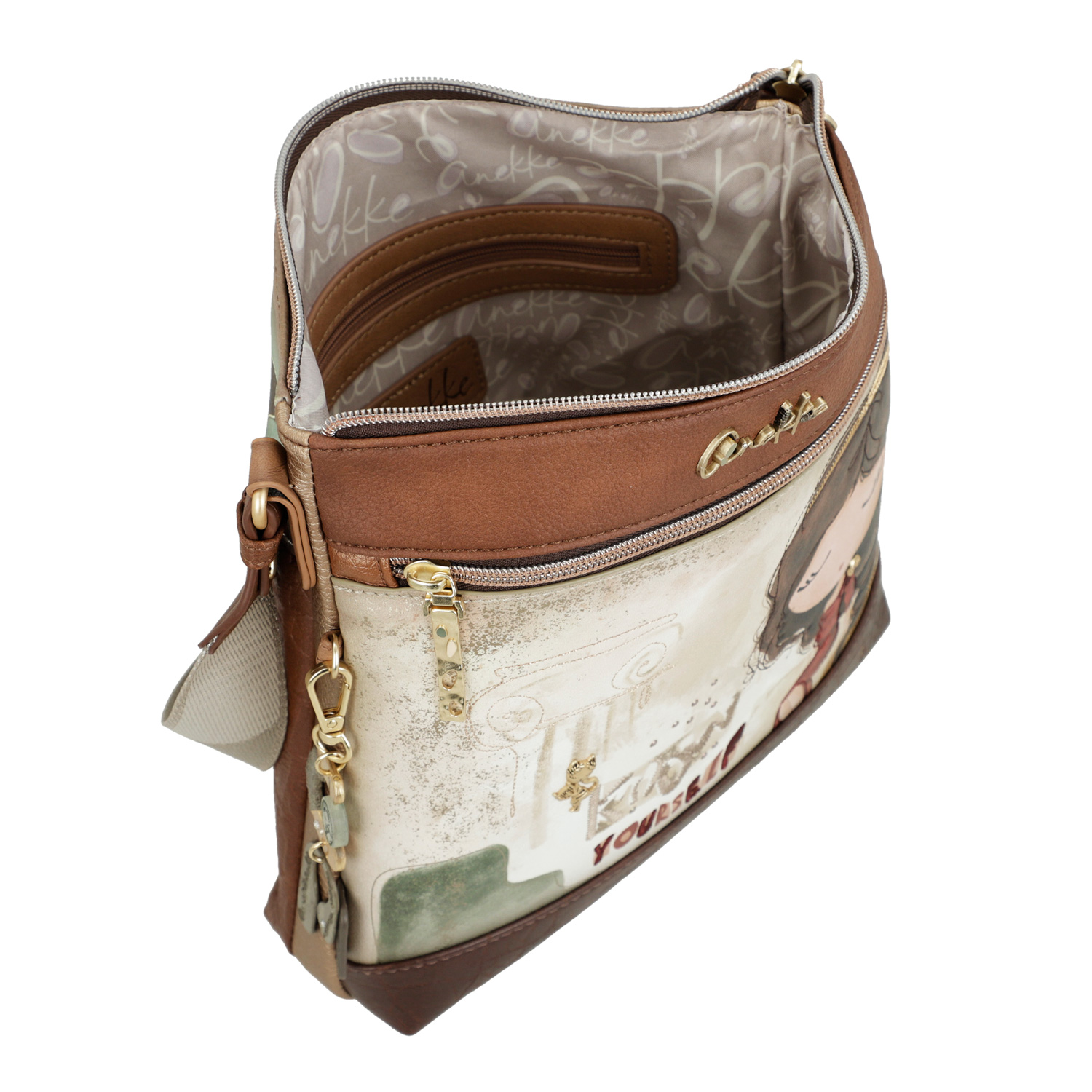 Anekke Damen Umhängetasche Bolso Bandolera multicolour Abbildung 5