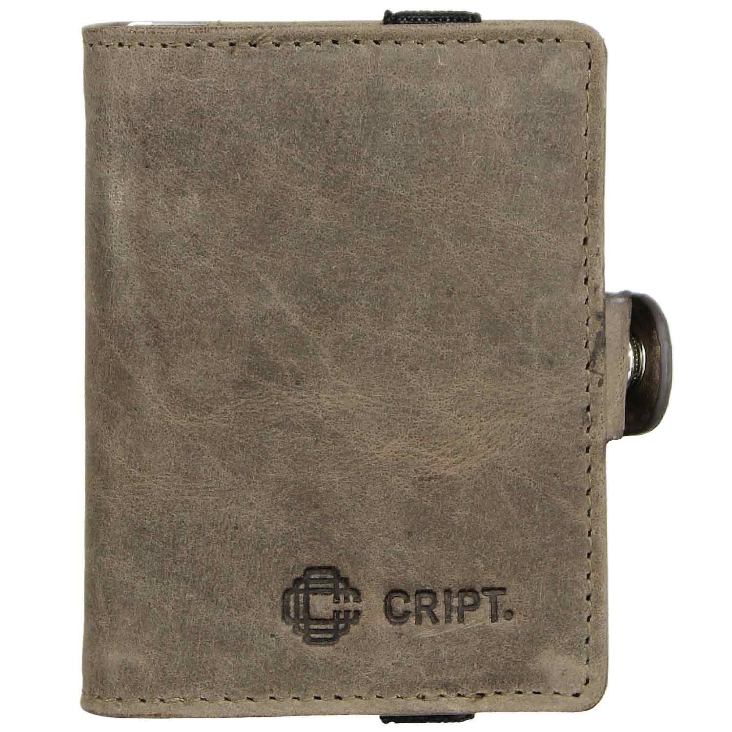 Cript RFID Kreditkartenetui 3.55 STEEL grey