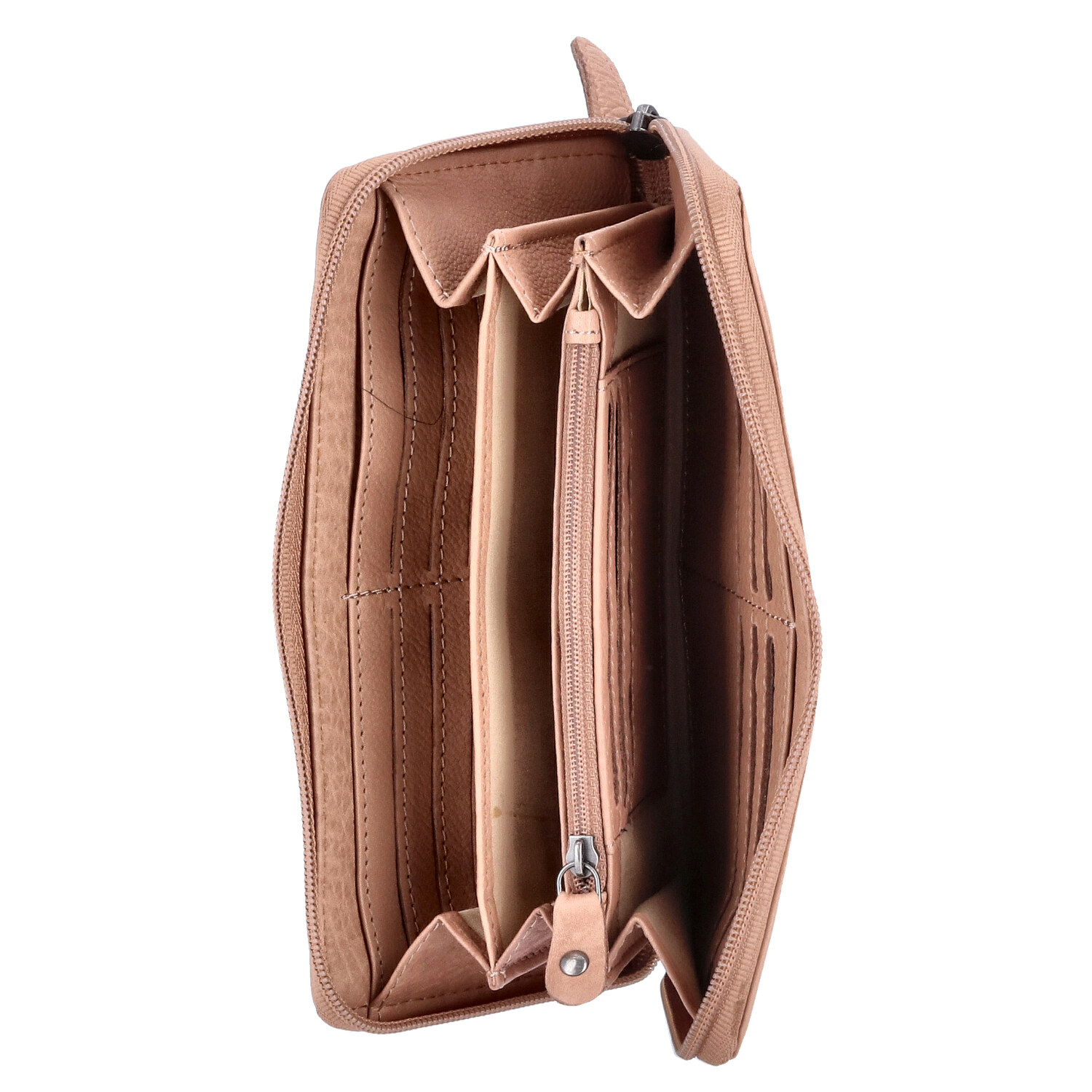 The Skandinavian Brand Damen Lederbörse Quer  beige Abbildung 3