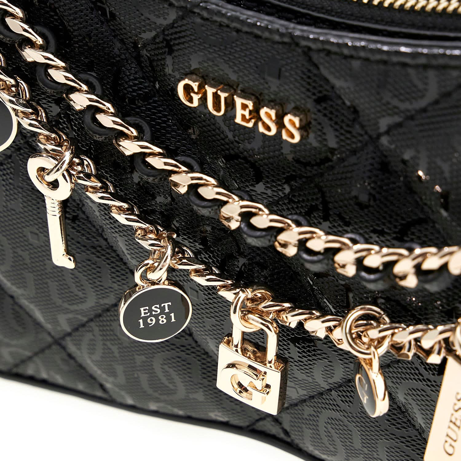 GUESS Umhängetasche Libby Black Abbildung 5